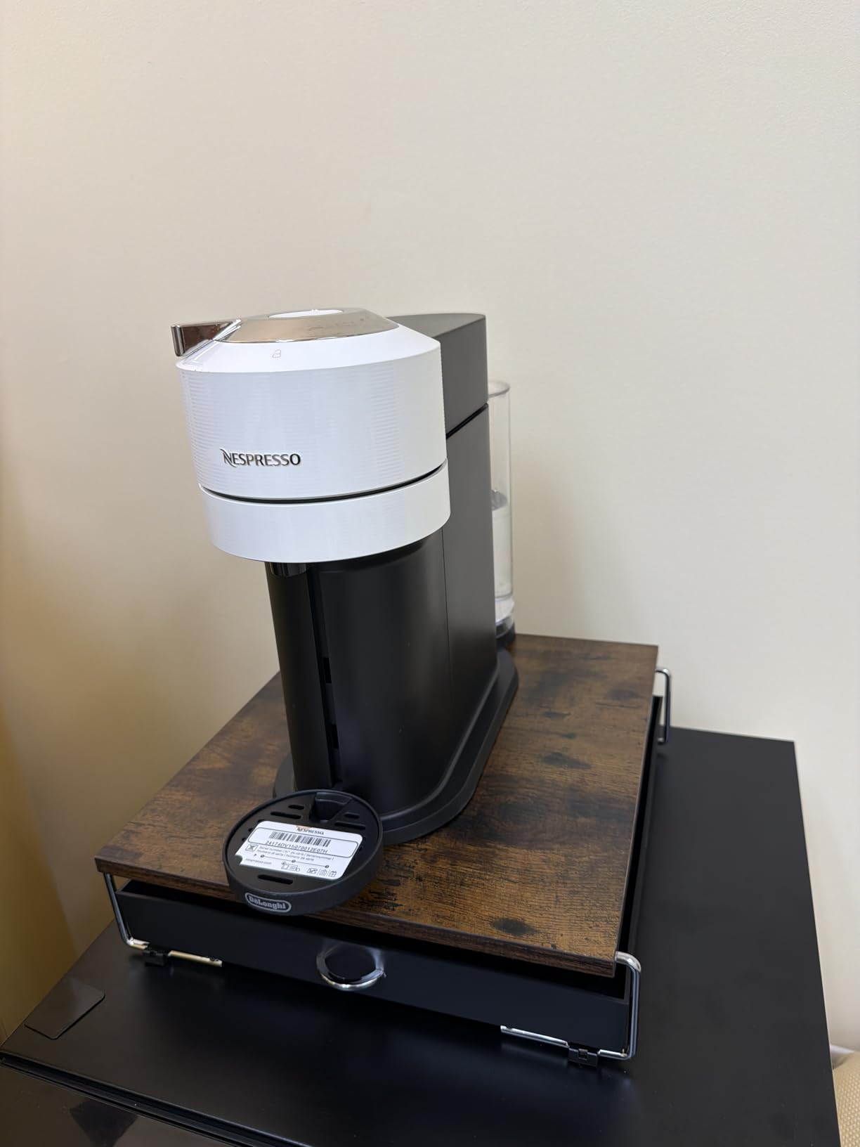 Nespresso Vertuo Next Coffee and Espresso Maker by De'Longhi, White - Customer Photo 5