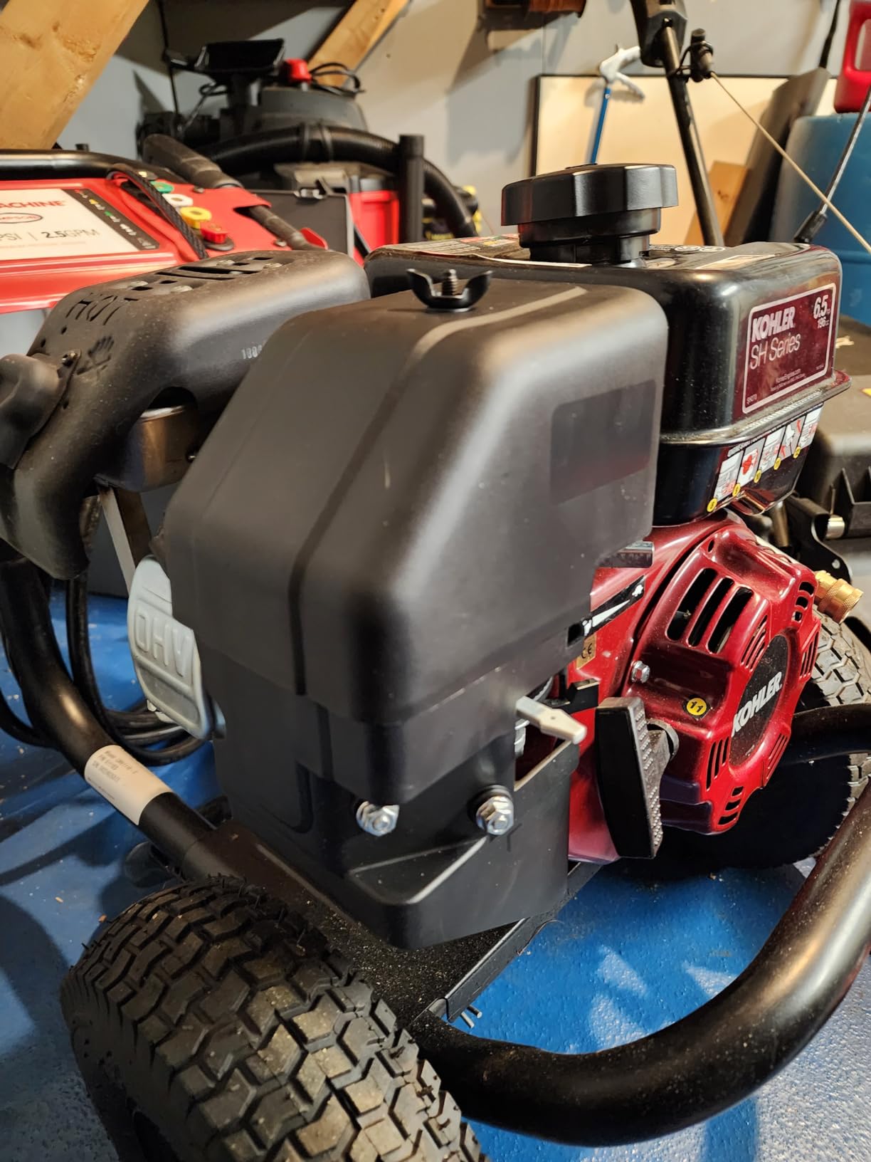 Simpson 3400 PSI Gas Pressure Washer, 2.5 GPM Residential Power Washer, Cold Water, Clean Machine (CM61083) Customer Review Simpson 3400 PSI Gas Pressure Washer, 2.5 GPM Residential Power Washer, Cold Water, Clean Machine (CM61083) - Customer Photo 1