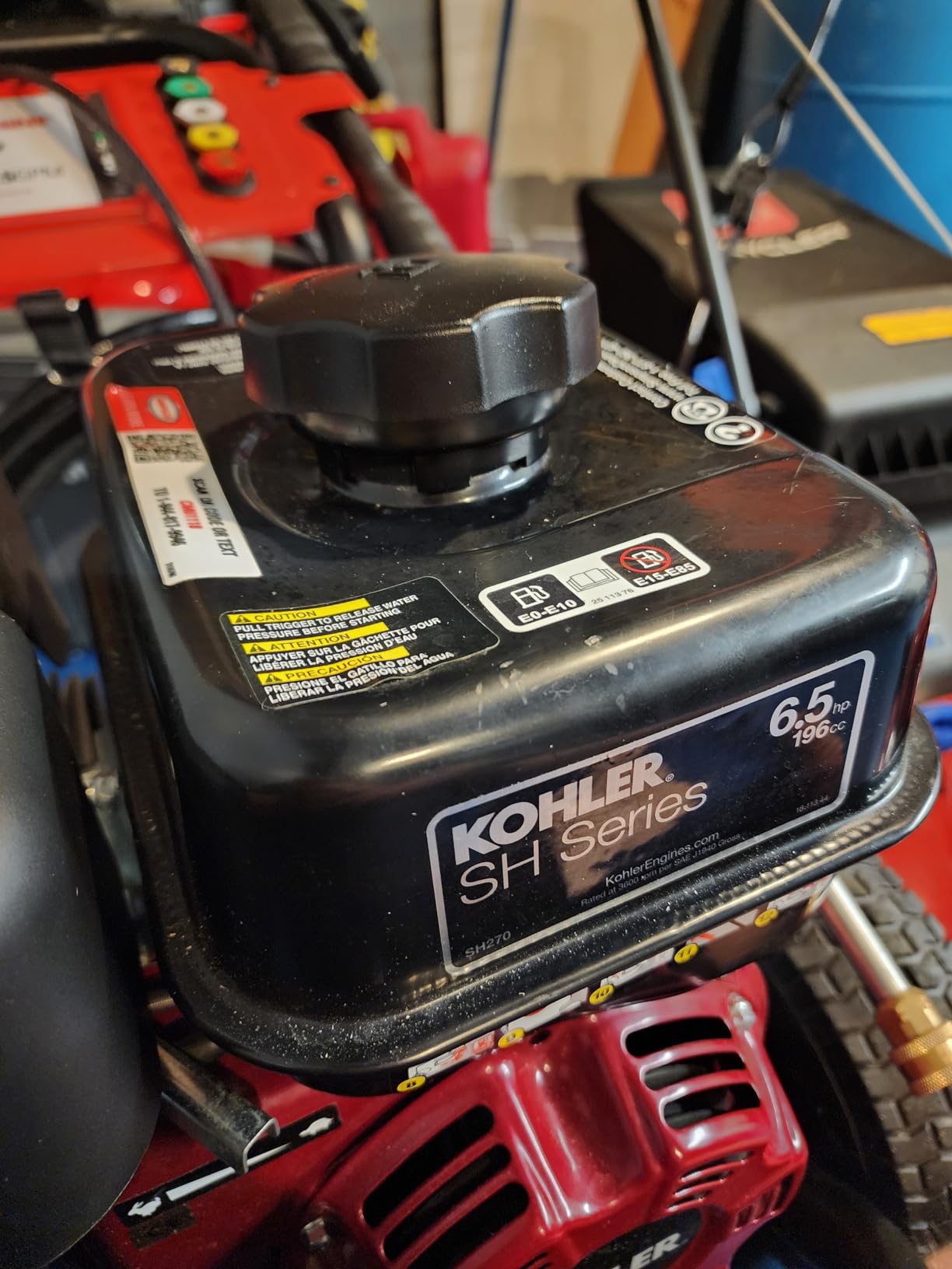 Simpson 3400 PSI Gas Pressure Washer, 2.5 GPM Residential Power Washer, Cold Water, 25' Hose, Clean Machine, 49-State Compliant (CM61083) - Customer Photo 2