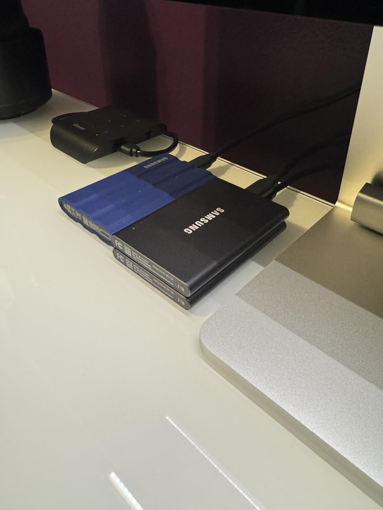 Samsung T7 Portable SSD, 1TB External Solid State Drive, Speeds Up to 1,050MB/s, USB 3.2 Gen 2 - Customer Photo 2