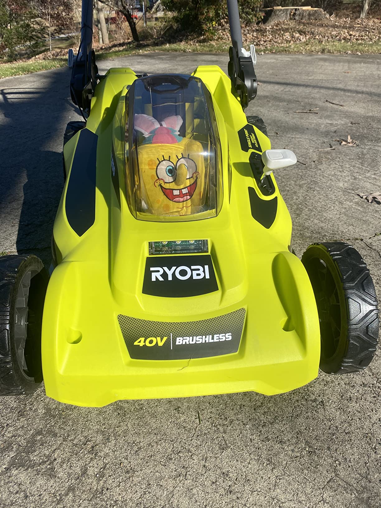 RYOBI Lawn Mower 20 in. 40-Volt Lithium-Ion Brushless Cordless Walk Behind Customer Review RYOBI Lawn Mower 20 in. 40-Volt Lithium-Ion Brushless Cordless Walk Behind - Customer Photo 2