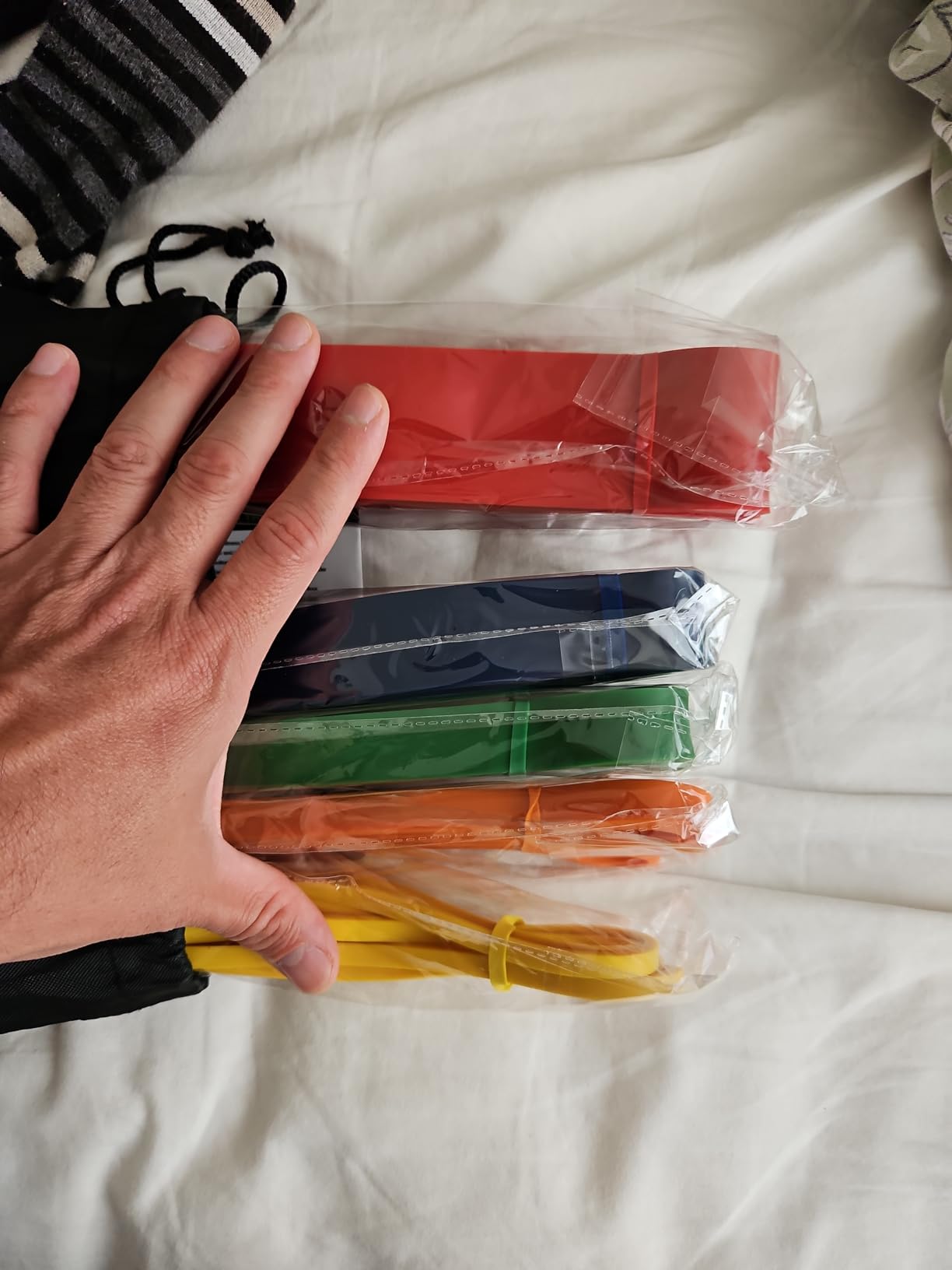 WIKDAY Resistance Bands, Pull Up Bands, Workout Bands for Exercise, Thick Heavy Resistance Band Set with Door Anchor, Elastic Bands for Body Stretching, Crossfit Training at Home/Gym Men & Women Women Customer Review WIKDAY Resistance Bands, Pull Up Bands, Workout Bands for Exercise, Thick Heavy Resistance Band Set with Door Anchor, Elastic Bands for Body Stretching, Crossfit Training at Home/Gym Men & Women Women - Customer Photo 2