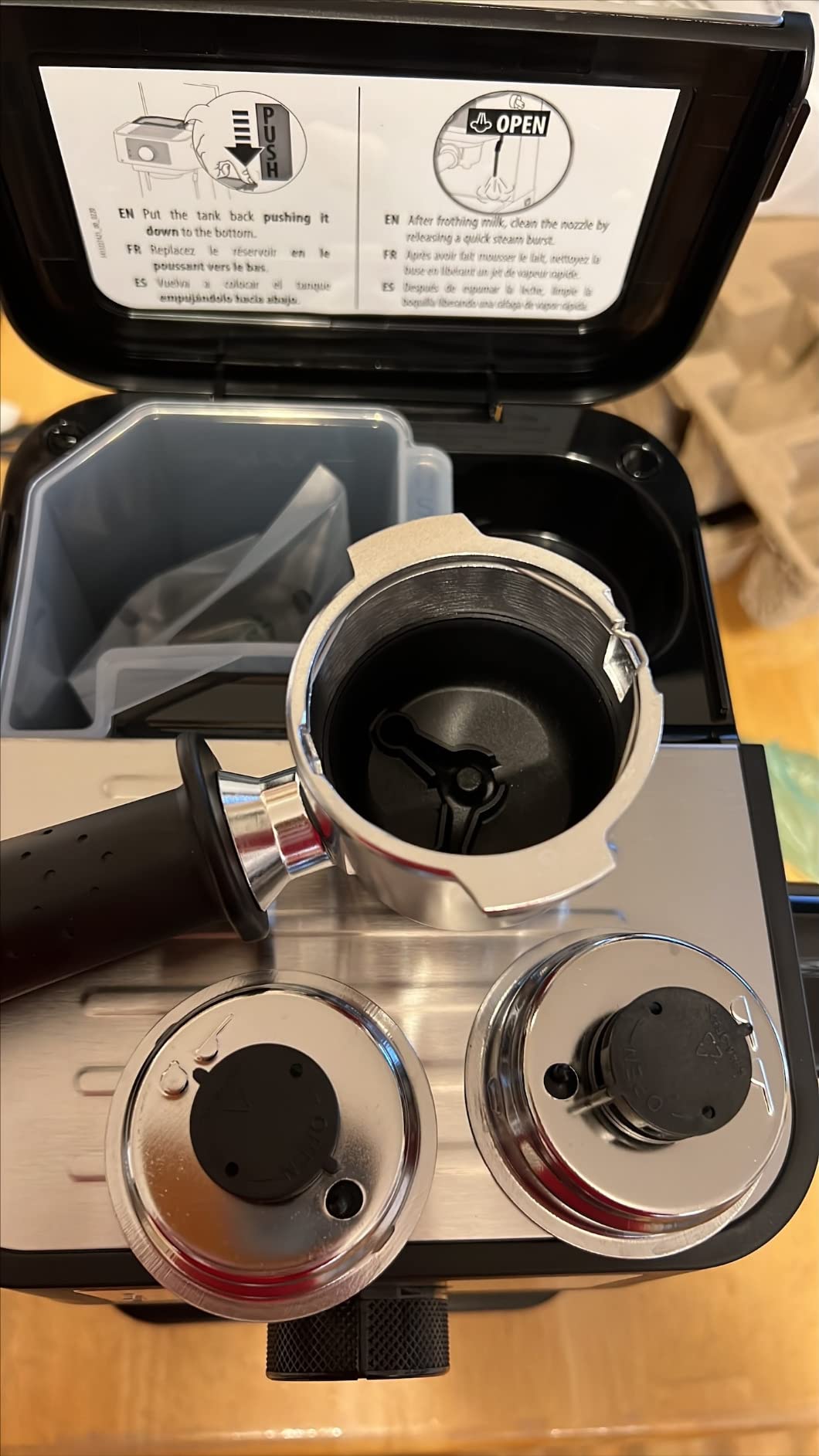 De'Longhi Stilosa Manual Espresso Machine, Compact Coffee Maker, 15 Bar Pump Pressure, Manual Milk Frother Steam Wand for Authentic Single & Double Espresso, Lattes & Cappuccinos, Tamper Included Customer Review De'Longhi Stilosa Manual Espresso Machine, Compact Coffee Maker, 15 Bar Pump Pressure, Manual Milk Frother Steam Wand for Authentic Single & Double Espresso, Lattes & Cappuccinos, Tamper Included - Customer Photo 1