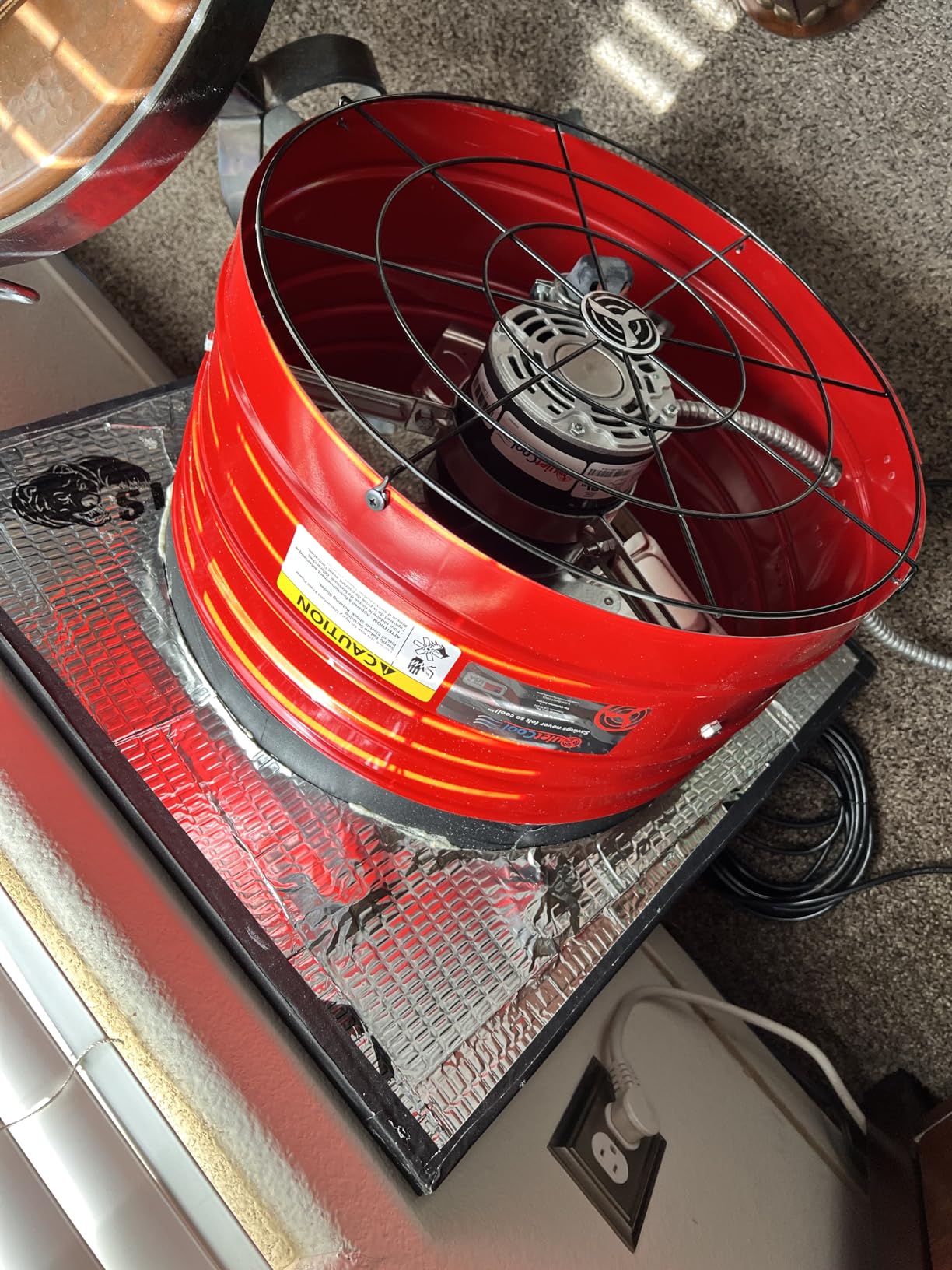 Quietcool AFG SMT PRO-3.0 Smart Attic Fan for Gable Vents - 2940 CFM - Smart App Control - Thermostat and Humidistat - 20ft Power Cord - Plug-and-play - Two Speed Customer Review Quietcool AFG SMT PRO-3.0 Smart Attic Fan for Gable Vents - 2940 CFM - Smart App Control - Thermostat and Humidistat - 20ft Power Cord - Plug-and-play - Two Speed - Customer Photo 2