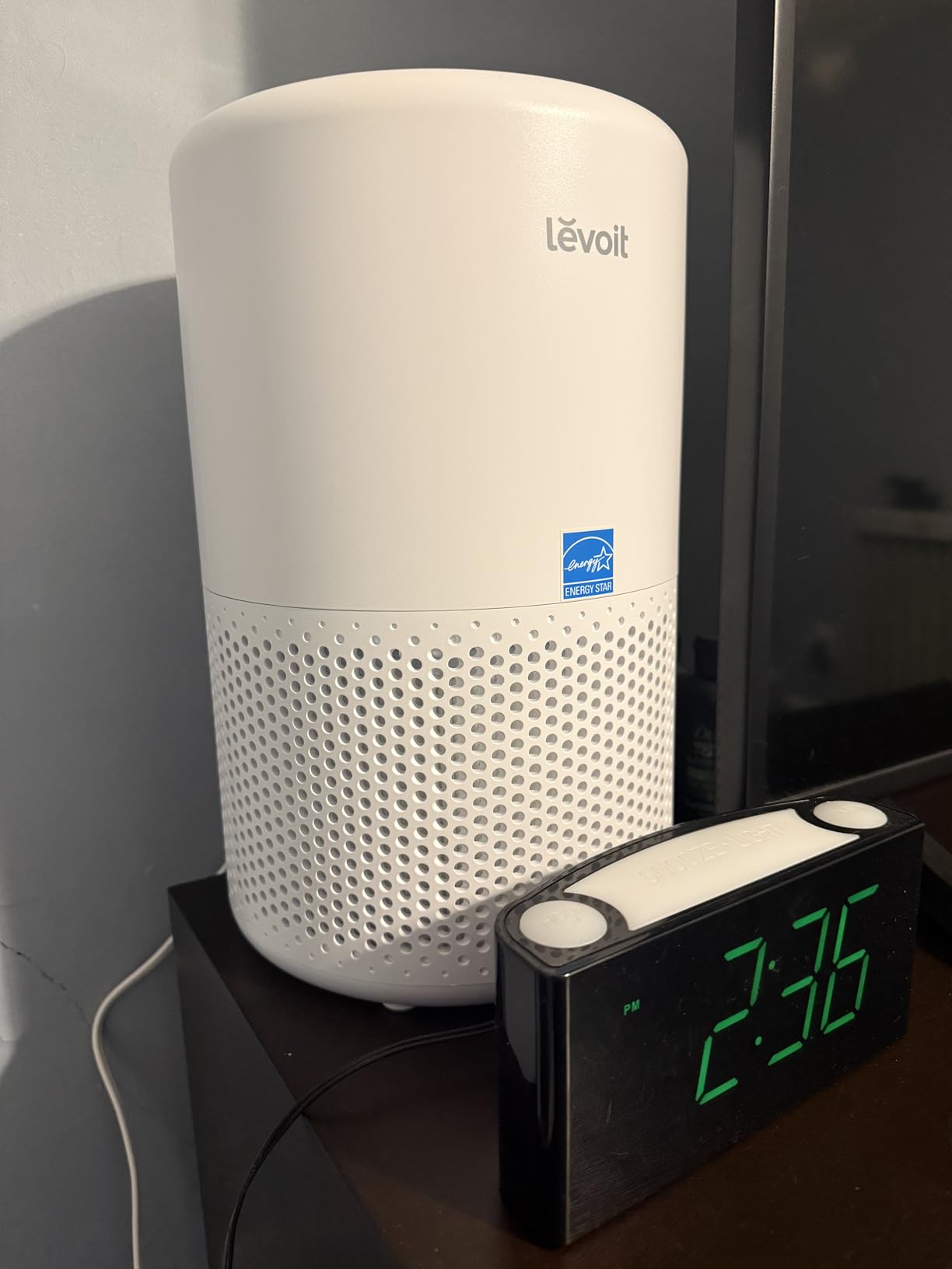 LEVOIT Core 200S-P Smart Air Purifier for Home Bedroom - WiFi Alexa Control, AHAM VERIFIED, 3-in-1 Filter with HEPA Sleep Mode for Allergens, Pollutants, Smoke, Dust - 453 ft² Coverage, White Customer Review LEVOIT Core 200S-P Smart Air Purifier for Home Bedroom - WiFi Alexa Control, AHAM VERIFIED, 3-in-1 Filter with HEPA Sleep Mode for Allergens, Pollutants, Smoke, Dust - 453 ft² Coverage, White - Customer Photo 1