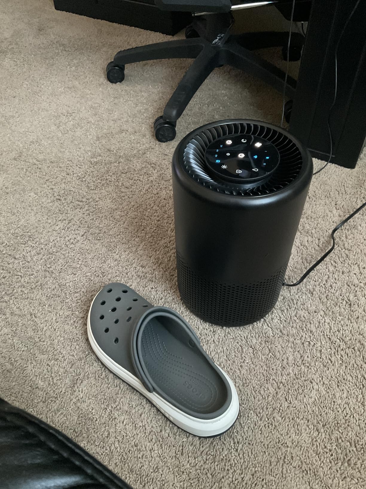 LEVOIT Air Purifier for Home Bedroom Dorm Room, Smart WiFi Alexa Control, AHAM VERIFIDE, 3-in-1 Filter with HEPA Sleep Mode for Allergens, Pollutants, Smoke, Dust, Core 200S-P, White Customer Review LEVOIT Air Purifier for Home Bedroom Dorm Room, Smart WiFi Alexa Control, AHAM VERIFIDE, 3-in-1 Filter with HEPA Sleep Mode for Allergens, Pollutants, Smoke, Dust, Core 200S-P, White - Customer Photo 2