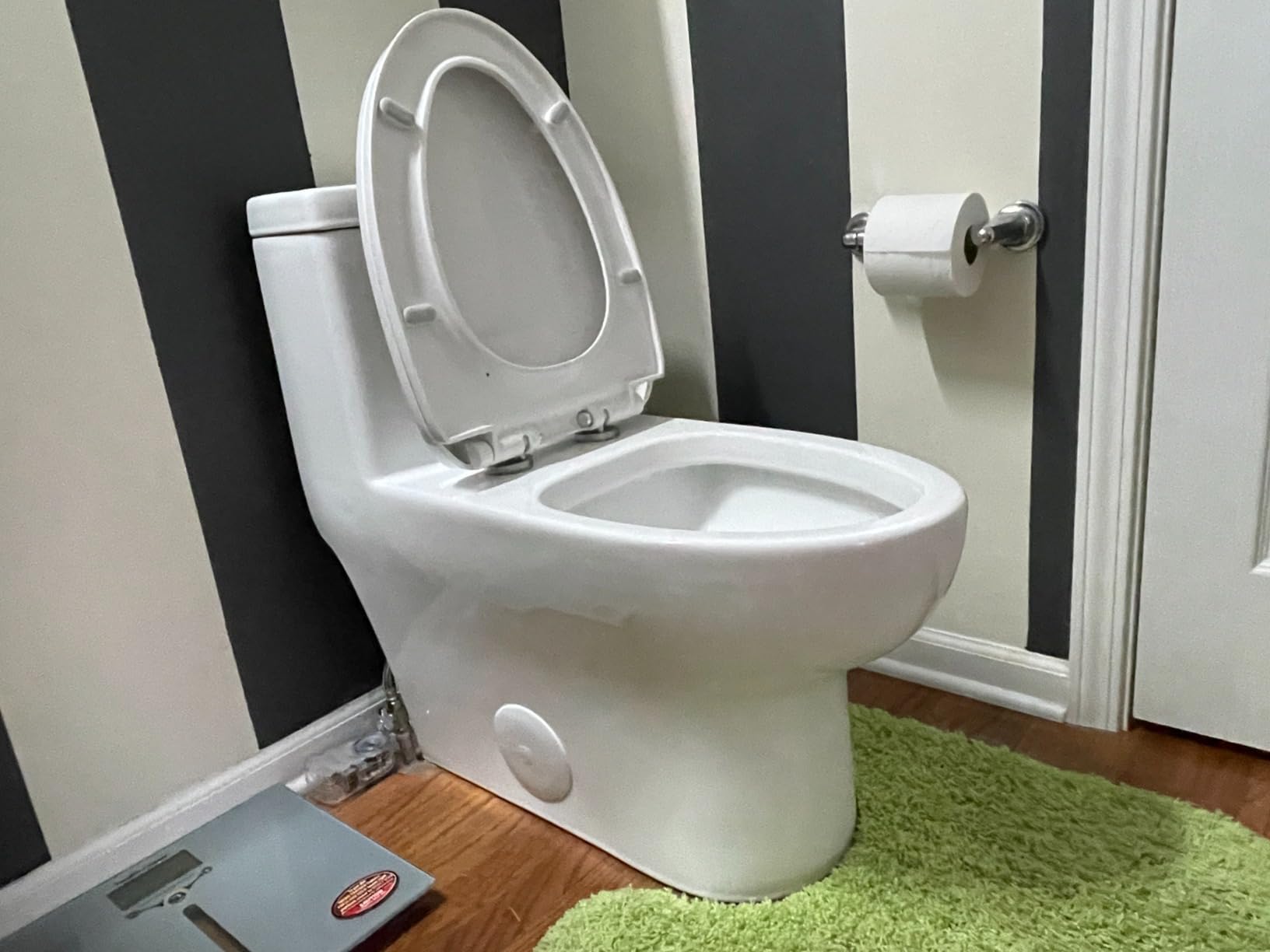DeerValley One Piece Toilet DV-1F026 Elongated Toilet with Powerful Dual Flush 1.1/1.6 GPF Soft-Close Seat Standard Height Easy-Clean Skirted Design 12 DeerValley One Piece Toilet DV-1F026 Elongated Toilet with Powerful Dual Flush 1.1/1.6 GPF Soft-Close Seat Standard Height Easy-Clean Skirted Design 12