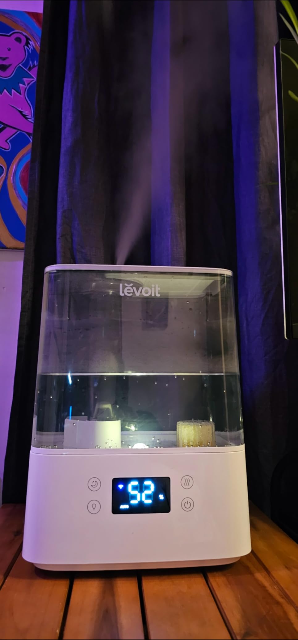 LEVOIT Humidifiers for Bedroom Large Room Home, (6L) Cool Mist Top Fill Essential Oil Diffuser for Baby & Plants, Smart App & Voice Control, Rapid Humidification & Auto Mode - Quiet Sleep Mode, Gray Customer Review LEVOIT Humidifiers for Bedroom Large Room Home, (6L) Cool Mist Top Fill Essential Oil Diffuser for Baby & Plants, Smart App & Voice Control, Rapid Humidification & Auto Mode - Quiet Sleep Mode, Gray - Customer Photo 1