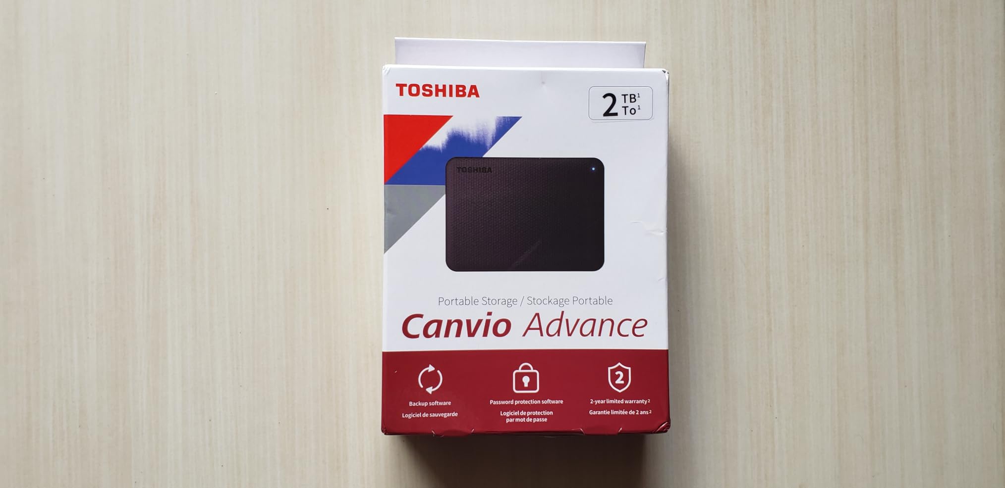 Toshiba Canvio Advance 2TB Portable External Hard Drive USB 3.0, White - HDTCA20XW3AA - Customer Photo 2