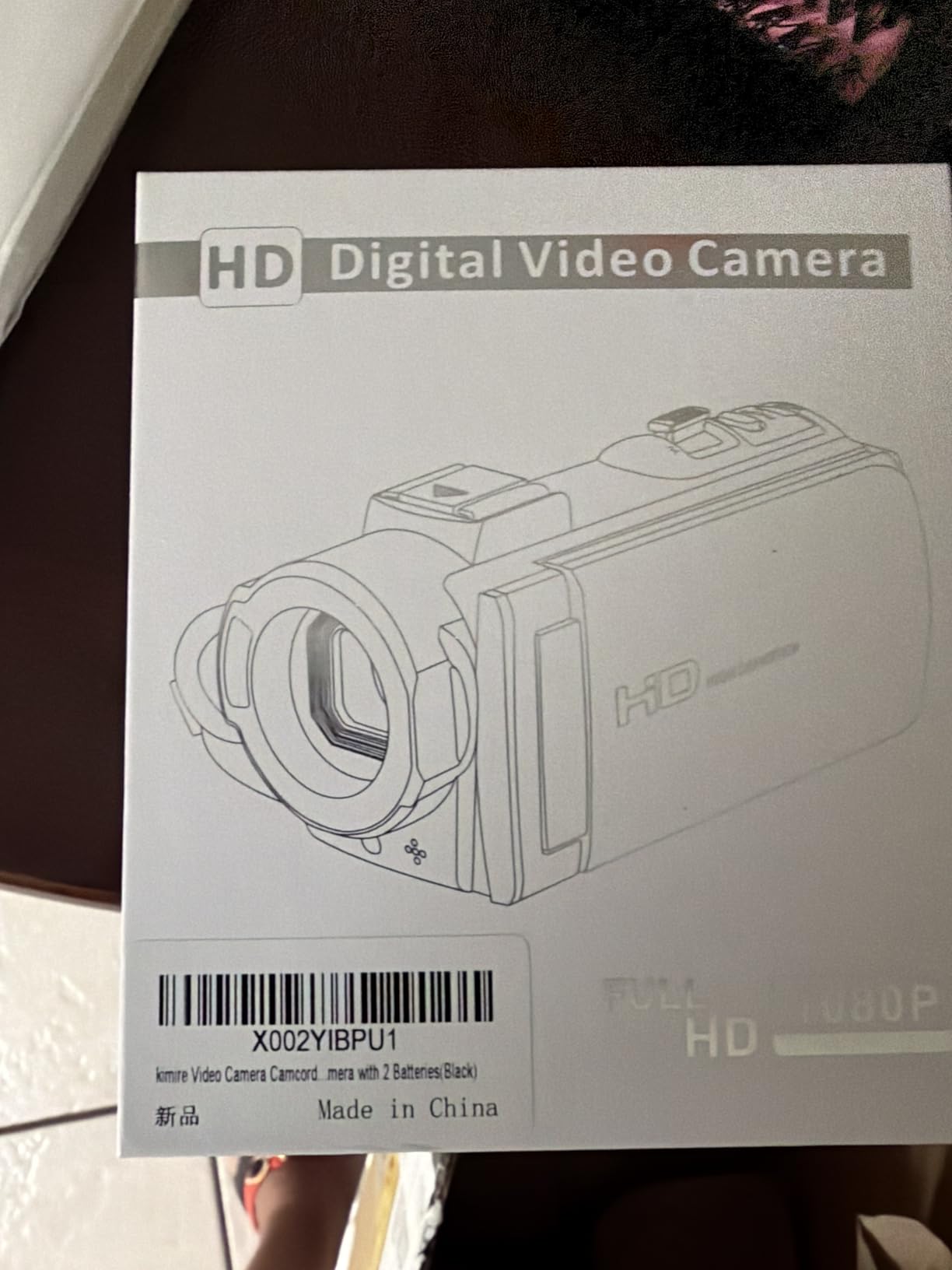kimire Video Camera Camcorder Digital Camera Recorder Full HD 1080P 15FPS 24MP 3.0 Inch 270 Degree Rotation LCD 16X Digital Zoom Camcorder Camera with 2 Batteries - Customer Photo 1