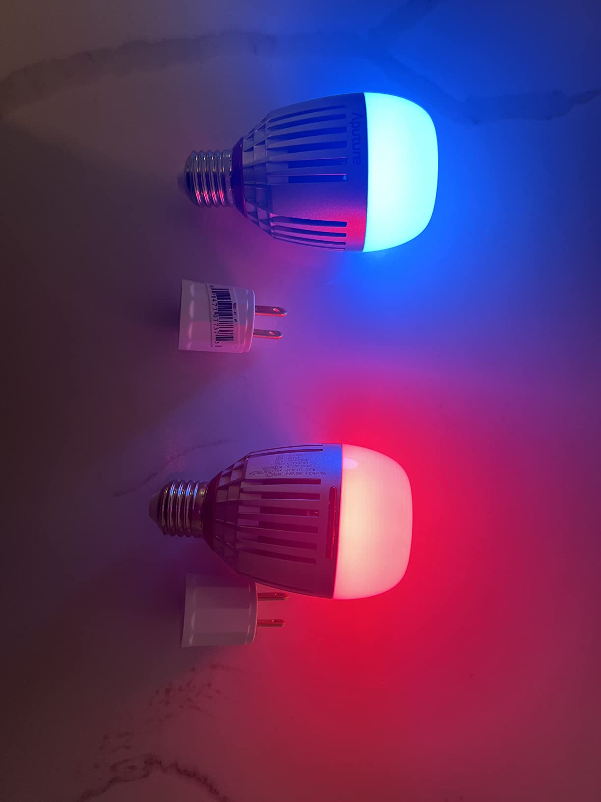 Aputure Accent B7C Smart Led Light Bulbs 7W RGBWW,TLCI 96+ CRI 95+ 2,000K-10,000K Adjustable 0-100% Stepless Dimming CCT/HSI/FX Mode App Control Built-in Battery/AC Power via E26/E27 Socket Customer Review Aputure Accent B7C Smart Led Light Bulbs 7W RGBWW,TLCI 96+ CRI 95+ 2,000K-10,000K Adjustable 0-100% Stepless Dimming CCT/HSI/FX Mode App Control Built-in Battery/AC Power via E26/E27 Socket - Customer Photo 2