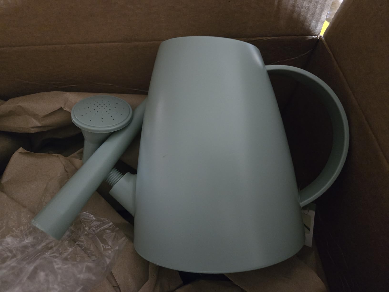 1.8L Watering Can, Small Watering Can for Indoor Plants with Long Spout, Detachable Shower Head customer photo 2
