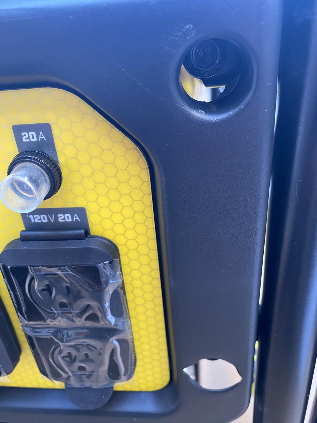 Champion Power Equipment 4750-Watt Dual Fuel Portable Generator with Electric Start, Wheel Kit - Customer Photo 2