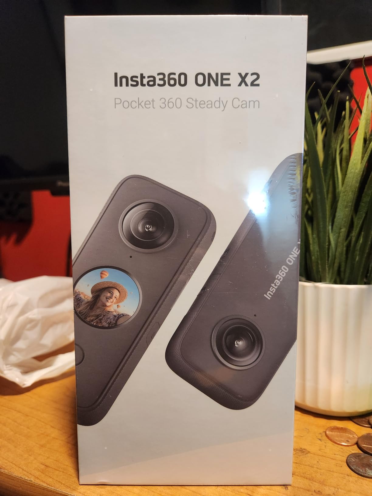 Insta360 ONE X2 360 Degree Waterproof Action Camera, 5.7K 360, Stabilization, Touch Screen, AI Editing, Live Streaming, Webcam, Voice Control Customer Review Insta360 ONE X2 360 Degree Waterproof Action Camera, 5.7K 360, Stabilization, Touch Screen, AI Editing, Live Streaming, Webcam, Voice Control - Customer Photo 2