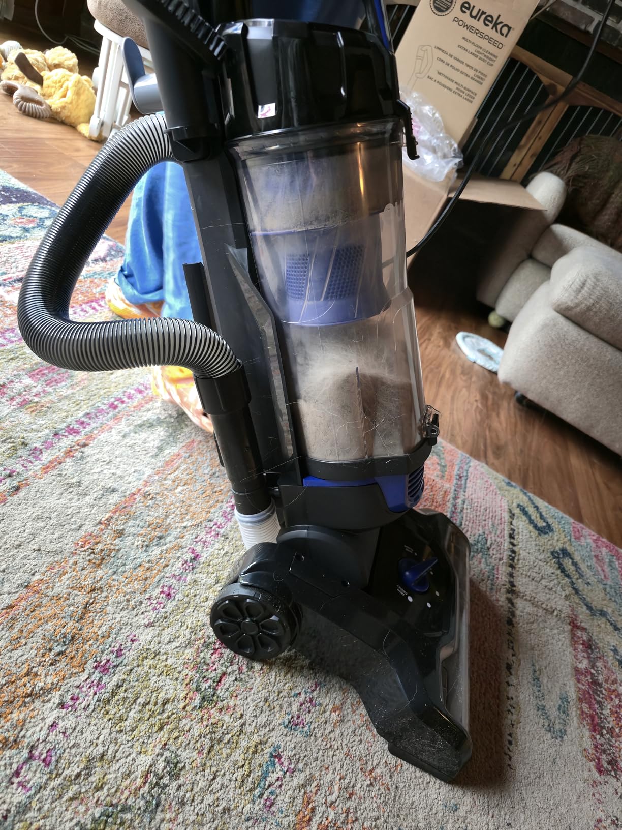 Eureka Lightweight Powerful Upright Vacuum Cleaner for Carpet and Hard Floor, PowerSpeed, New Model Customer Review Eureka Lightweight Powerful Upright Vacuum Cleaner for Carpet and Hard Floor, PowerSpeed, New Model - Customer Photo 2