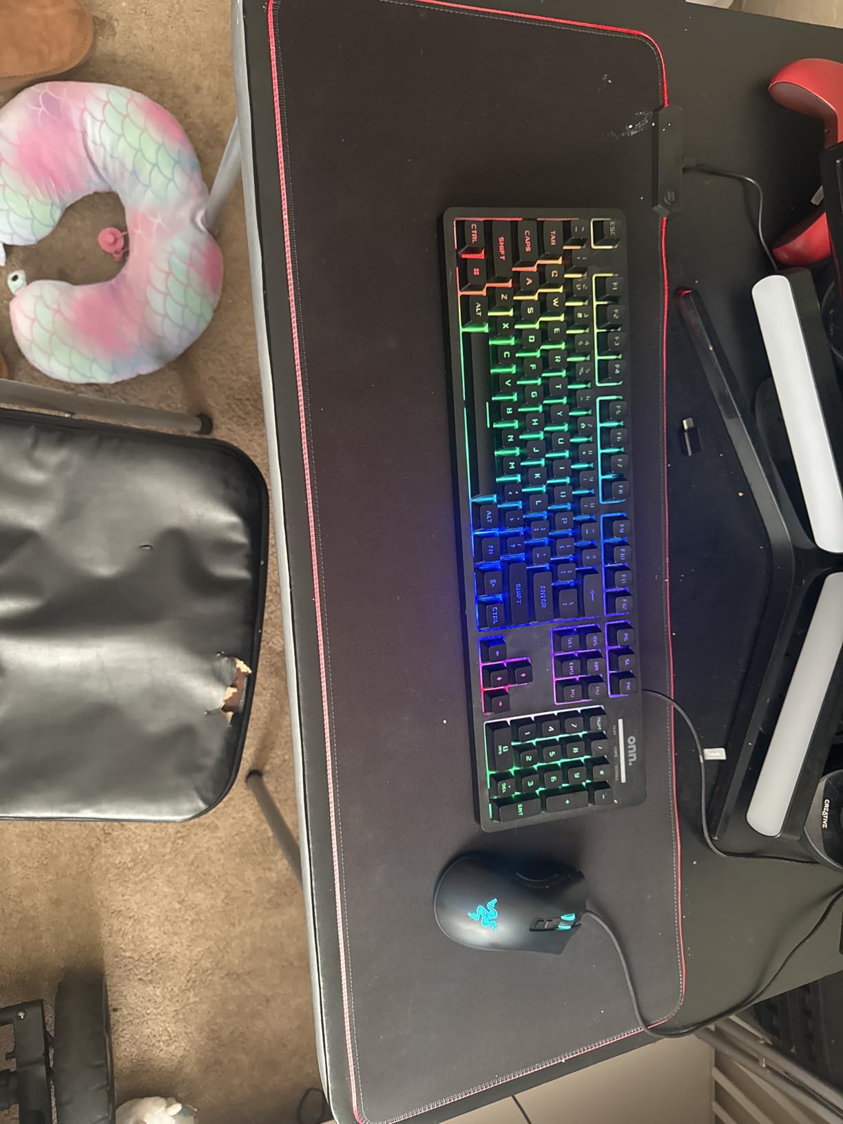 RGB Mousepad LED Mouse Pad, Large Mouse Pad, LED and Big Mouse mat customer photo 2