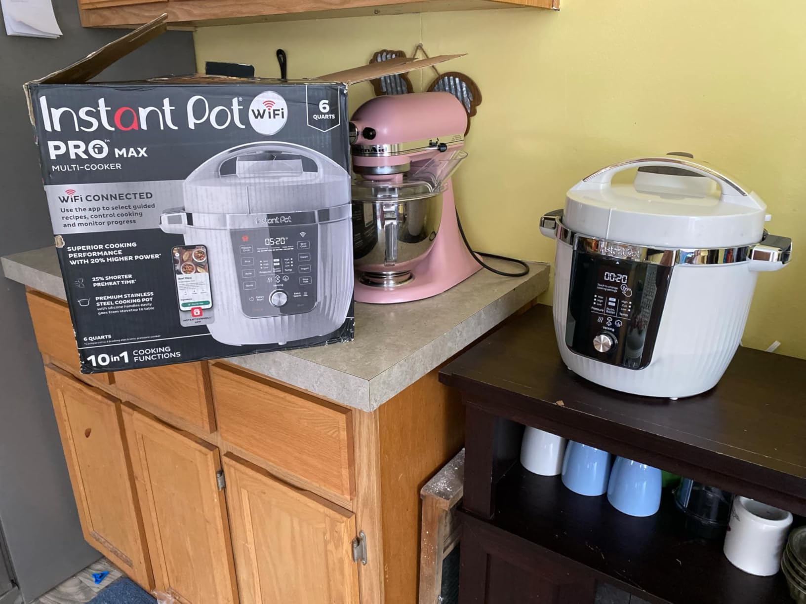 Instant Pot Pro Plus Wi-Fi Smart 10-in-1, Pressure Cooker, Slow Cooker, Rice Cooker, Steamer, Sauté Pan, Yogurt Maker, Warmer, Canning Pot, Sous Vide, Includes App with Over 800 Recipes, 6 Quart - Customer Photo 5