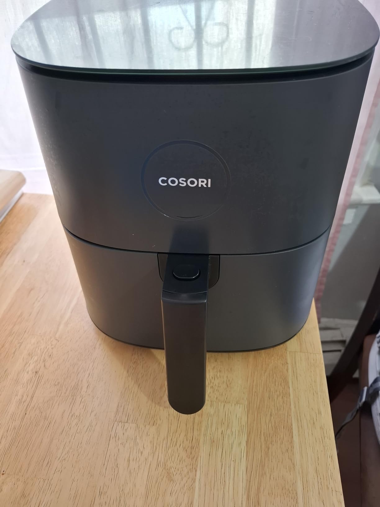 COSORI Air Fryer Pro 9-in-1, Compact 5QT, Ceramic Coating, 450F: Half Time & Chef-Grade Cook, One-Wipe Clean Glass Panel, 130+ In-App Recipes, Nonstick & Dishwasher-Safe Basket, Gray - Customer Photo 2