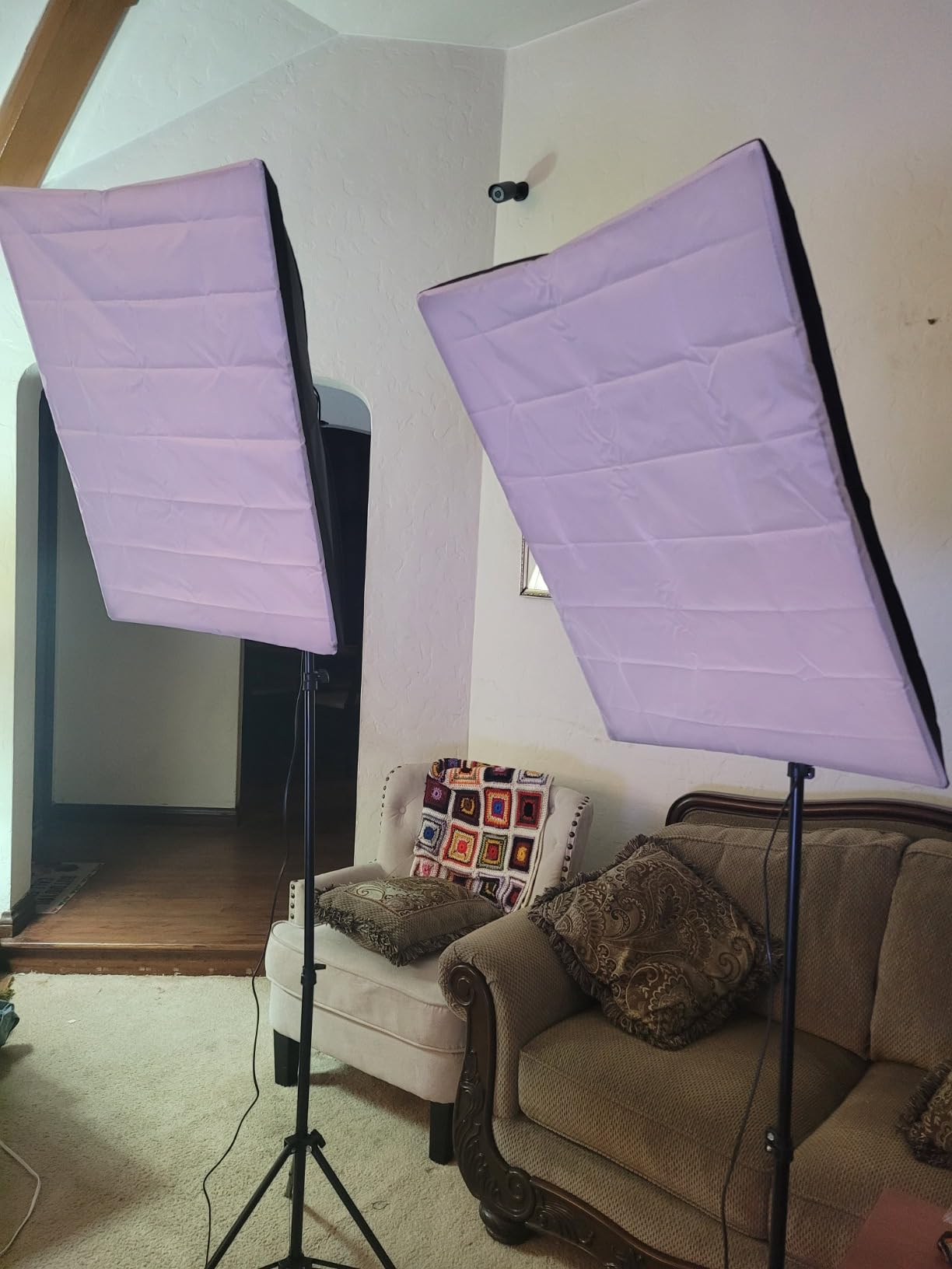 ShowMaven Softbox Lighting Kit, Studio Lights with 2 135W Bulbs 5500K Continuous Photography Lighting Kit for Filming Portrait Product Shooting Photography Video Recording Customer Review ShowMaven Softbox Lighting Kit, Studio Lights with 2 135W Bulbs 5500K Continuous Photography Lighting Kit for Filming Portrait Product Shooting Photography Video Recording - Customer Photo 2