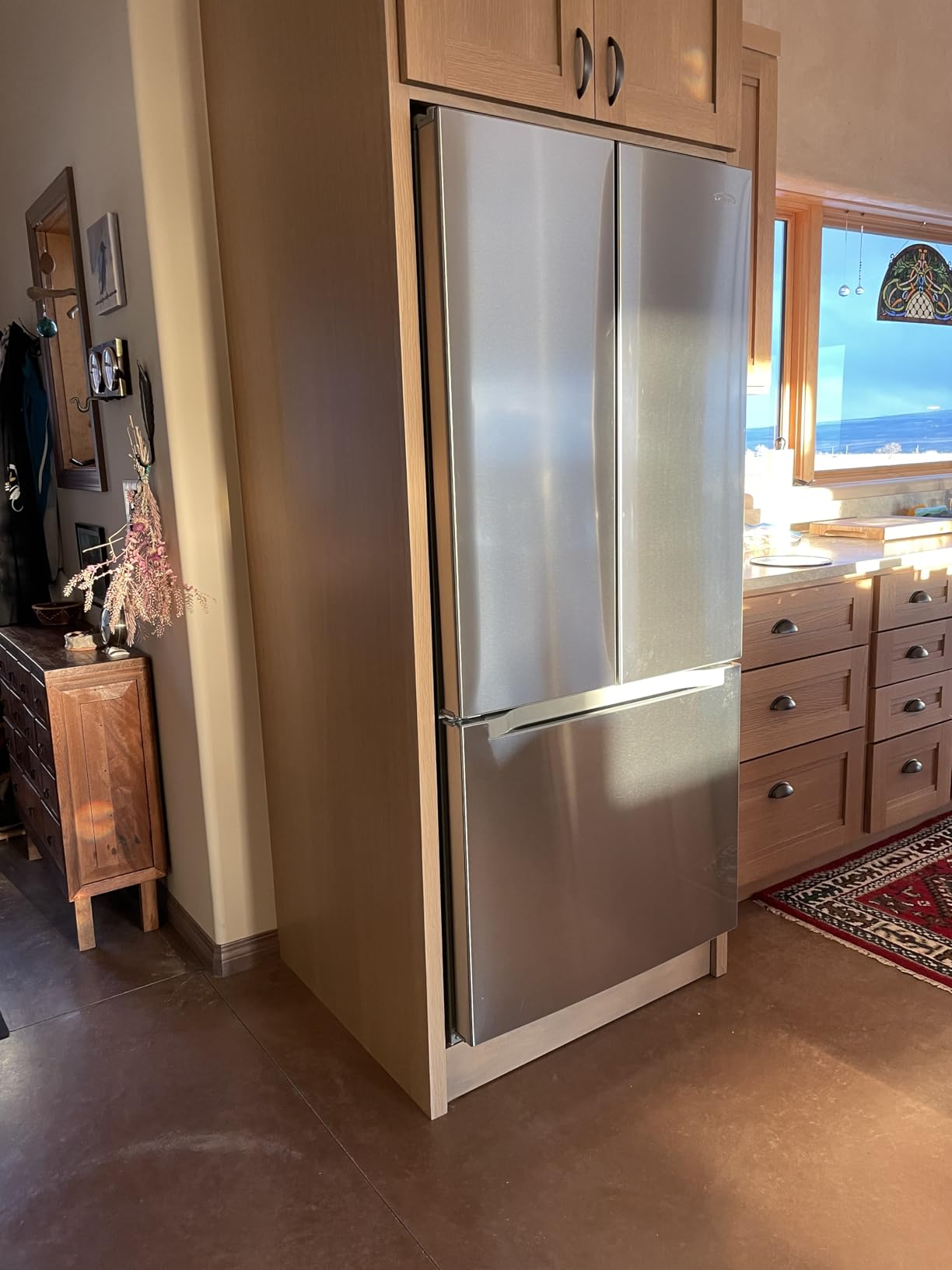 KoolMore Counter Depth French Door Refrigerator with Ice Maker, 4 Door Stainless-Steel Fridge - 22.5 Cu.Ft Customer Review KoolMore Counter Depth French Door Refrigerator with Ice Maker, 4 Door Stainless-Steel Fridge - 22.5 Cu.Ft - Customer Photo 2