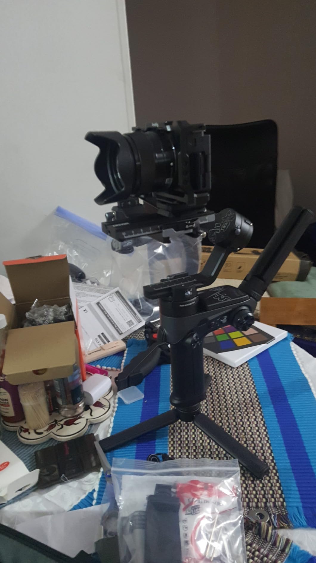 ZHIYUN Weebill 2 SE, 3-Axis Handheld Gimbal Stabilizer for DSLR Mirrorless Cameras for Sony Nikon Canon Panasonic Lumix BMPPC 6K, Double Tripod, Foldable Full-Color Touchscreen Customer Review ZHIYUN Weebill 2 SE, 3-Axis Handheld Gimbal Stabilizer for DSLR Mirrorless Cameras for Sony Nikon Canon Panasonic Lumix BMPPC 6K, Double Tripod, Foldable Full-Color Touchscreen - Customer Photo 2