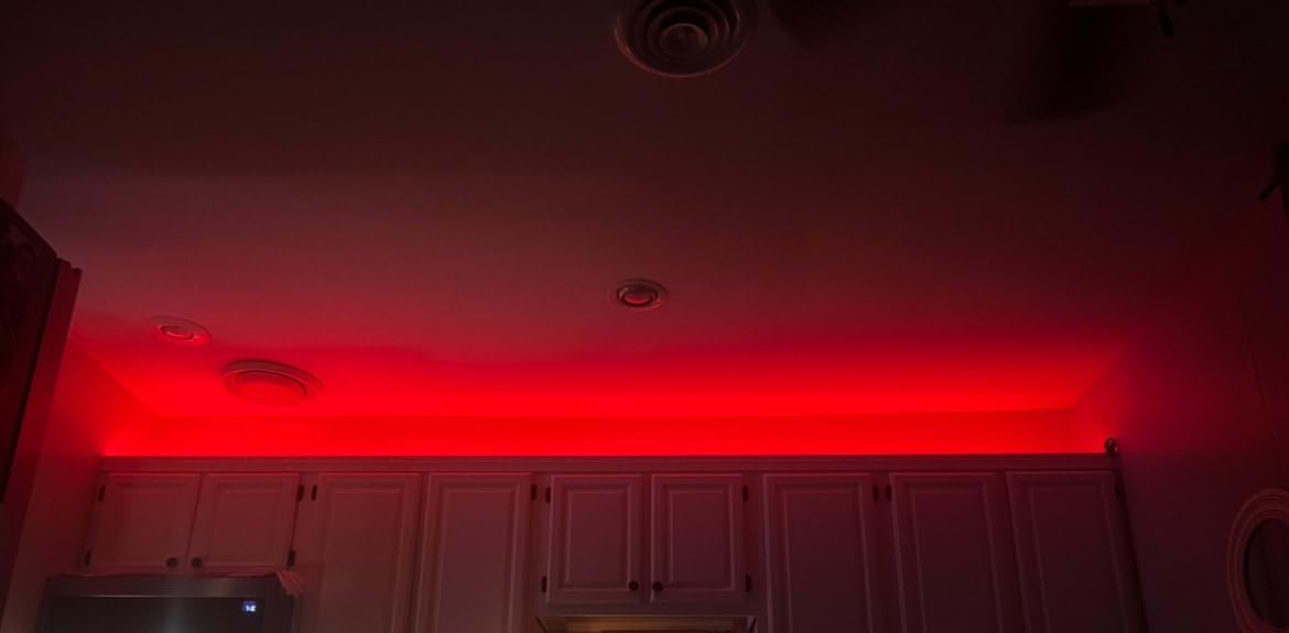 Govee RGBIC LED Strip Lights, Smart LED Lights for Bedroom, Bluetooth LED Lights APP Control, DIY Multiple Colors on One Line, Color Changing LED Strip Lighting Music Sync, Home Decor, 16.4ft - Customer Photo 3
