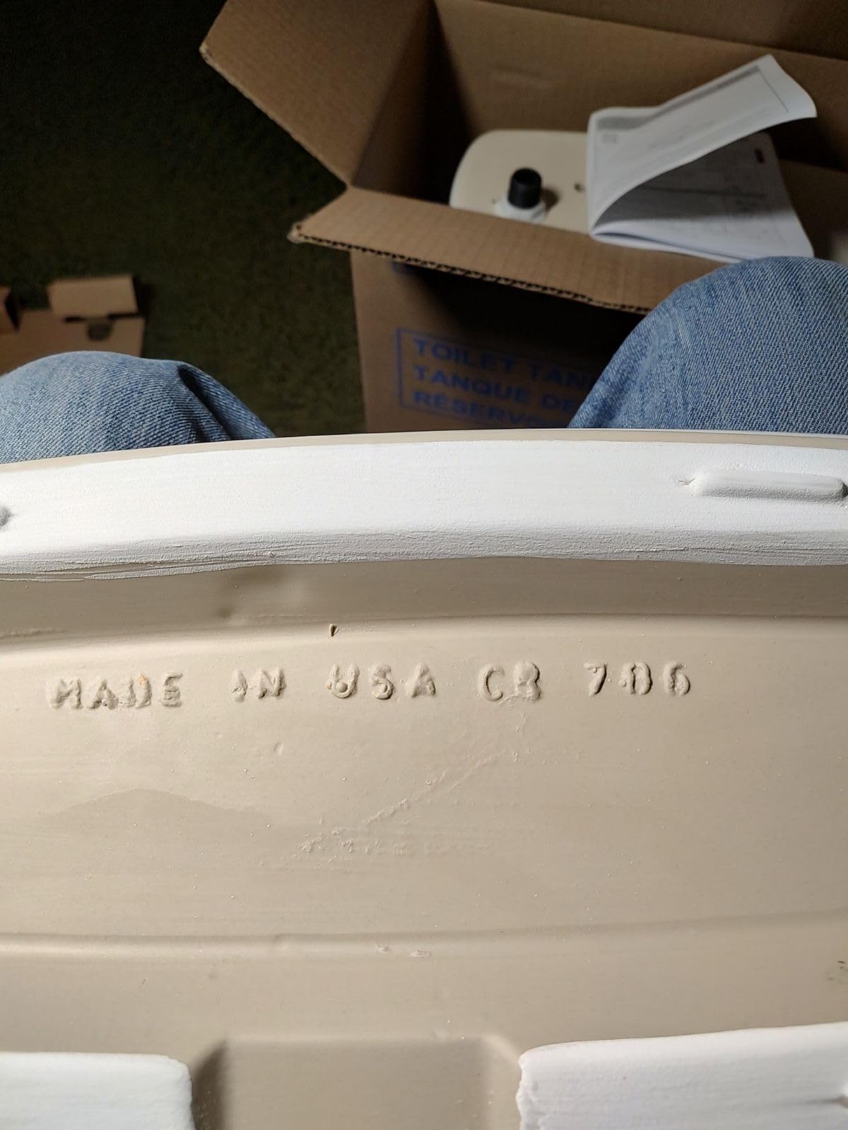 TOTO Drake Transitional Two-Piece Elongated 1.28 GPF TORNADO FLUSH Toilet with CEFIONTECT, Cotton White - CST786CEG#01 Customer Review TOTO Drake Transitional Two-Piece Elongated 1.28 GPF TORNADO FLUSH Toilet with CEFIONTECT, Cotton White - CST786CEG#01 - Customer Photo 2