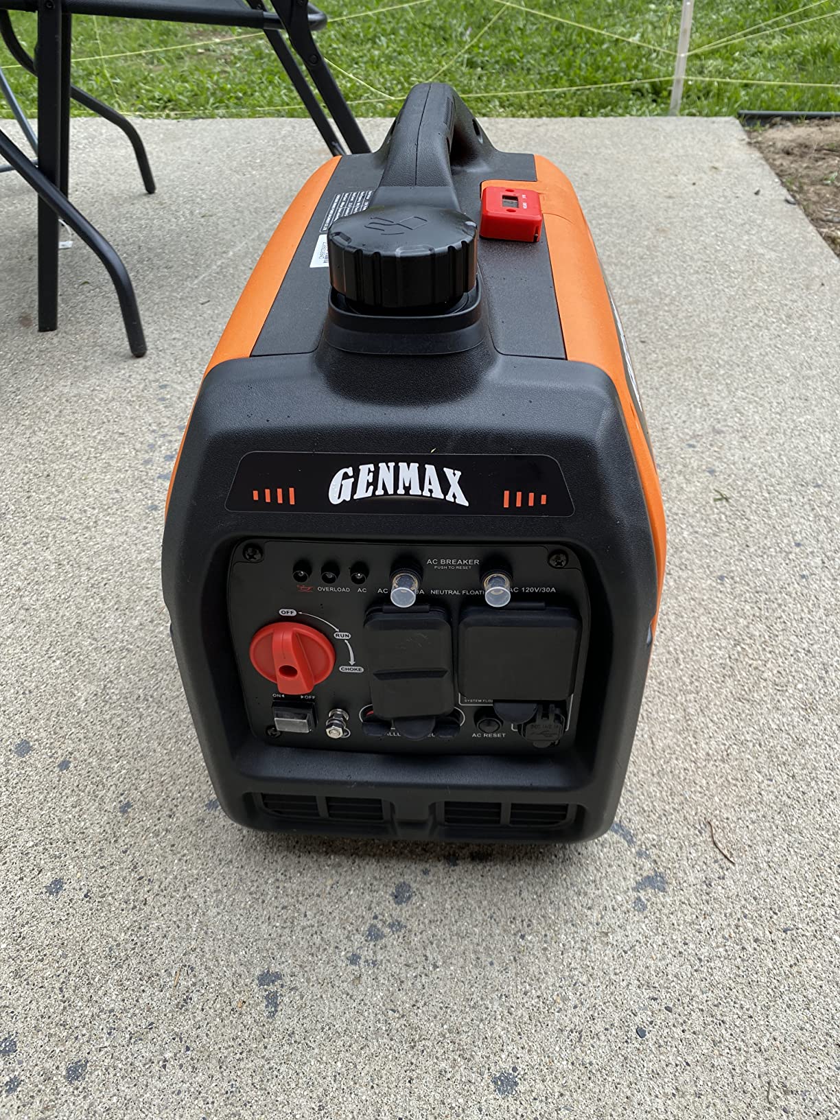 GENMAX Generator, EPA Compliant, Eco-Mode Feature, Ultra Lightweight for Backup Home Use & Camping - Customer Photo 1