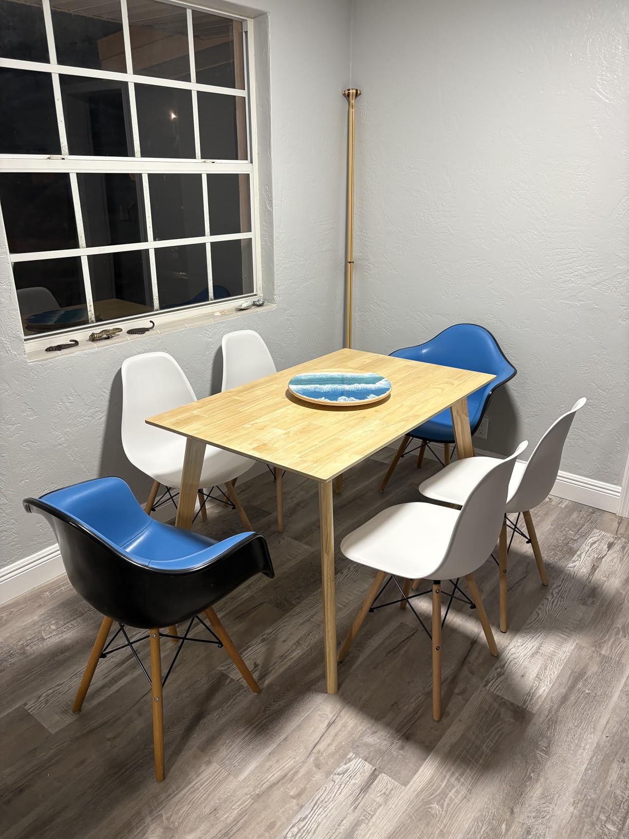 Amazon Basics FSC Certified Solid Wood Kitchen Rectangular Dining Table, Easy to Assemble, 29.5 Amazon Basics FSC Certified Solid Wood Kitchen Rectangular Dining Table, Easy to Assemble, 29.5