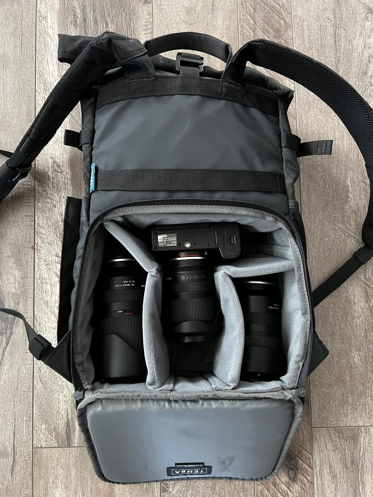 Tenba Fulton v2 14L All Weather Backpack for Mirrorless and DSLR cameras and lenses – Black/Black Camo (637-735) - Customer Photo 2