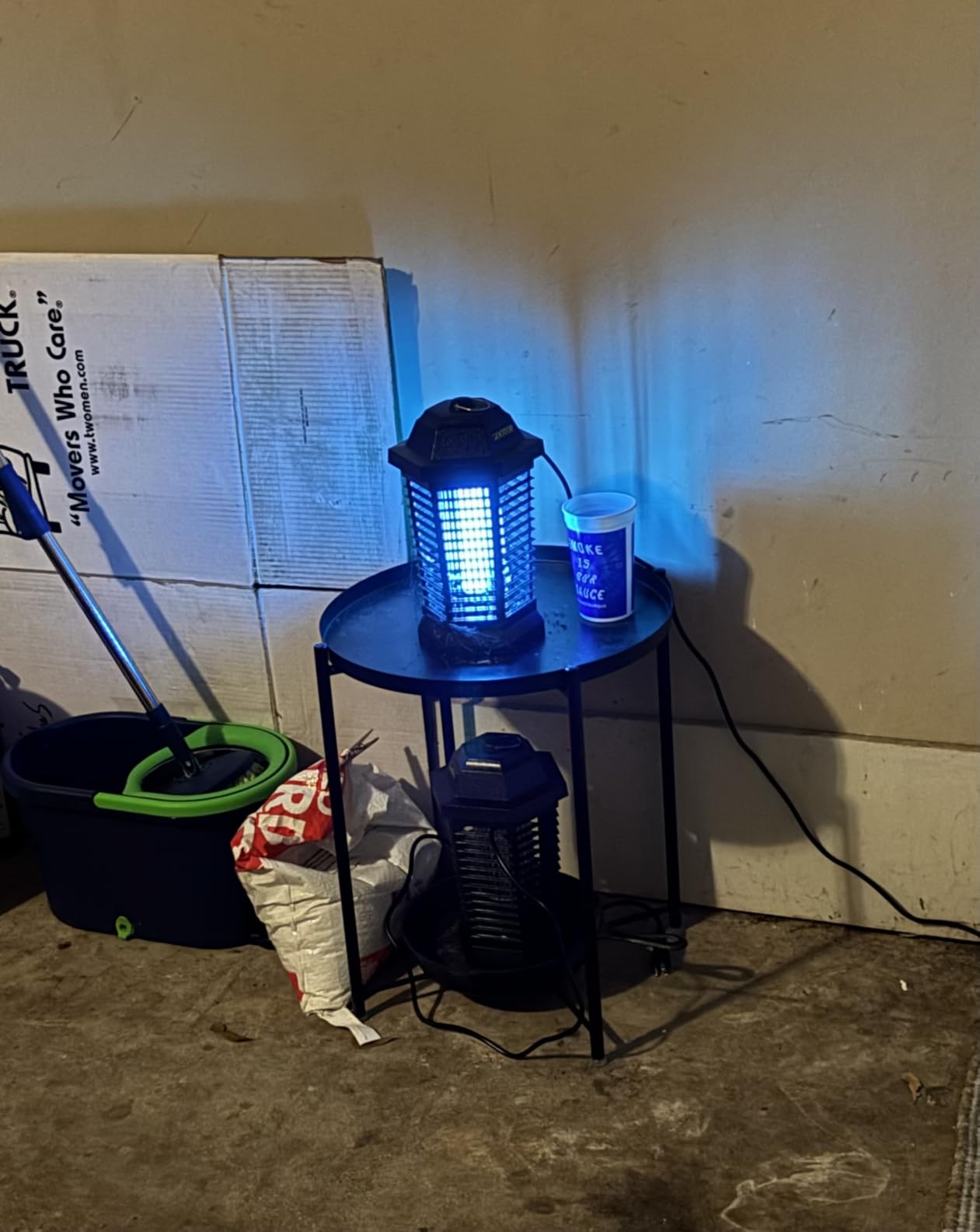 GOOTOP Bug Zapper Outdoor, Mosquito Zapper, 4200V 3 Prong Plug in Electric Fly Zapper, Mosquito Killer, Fly Traps, Flying Insects Zapper Indoor Outdoor, ABS Plastic Outer (Black) customer photo 1