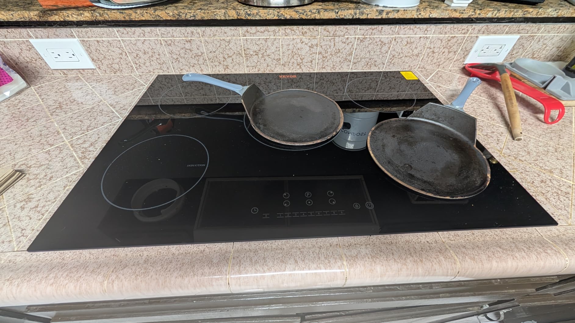 VEVOR Built-in Induction Electric Stove Top 30 Inch,5 Burners Electric Cooktop,9 Power Levels & Sensor Touch Control,Easy to Clean Ceramic Glass Surface,Child Safety Lock,240V Customer Review VEVOR Built-in Induction Electric Stove Top 30 Inch,5 Burners Electric Cooktop,9 Power Levels & Sensor Touch Control,Easy to Clean Ceramic Glass Surface,Child Safety Lock,240V - Customer Photo 1