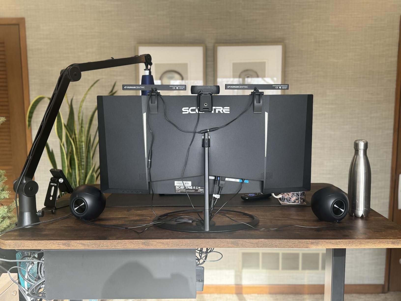 VIVO Electric 71 x 30 in Standing Desk, Memory Height Adjustment, 1B Series, Holds 220 lbs, Black Top Black Frame, DESK-KIT-1B7B - Customer Photo 1