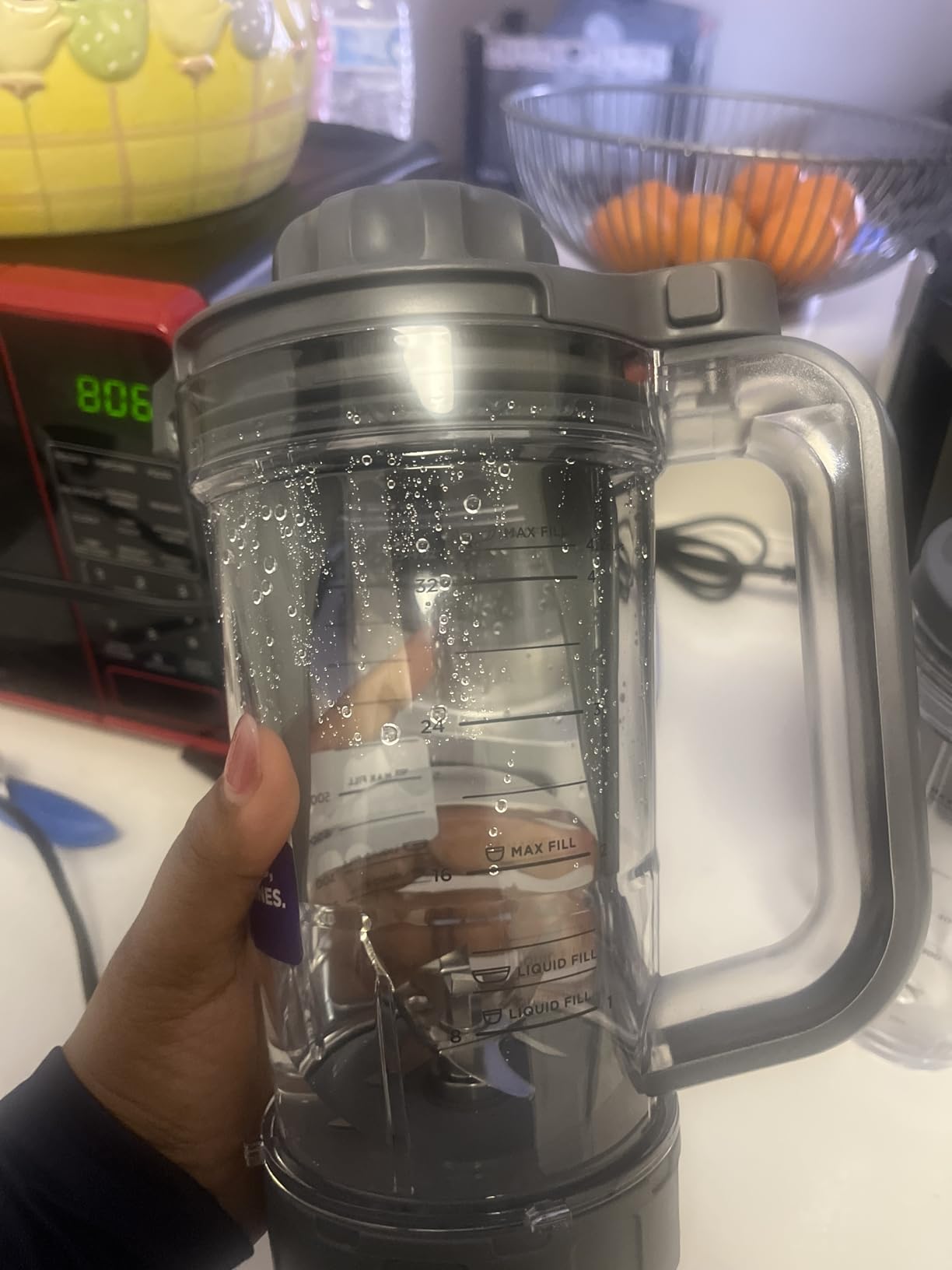 Ninja TWISTi Blender DUO, High-Speed 1600 WP Smoothie Maker & Nutrient Extractor* 5 Functions Smoothie, Spreads & More, smartTORQUE, 34-oz. Pitcher & (2) To-Go Cups, Gray - Customer Photo 2