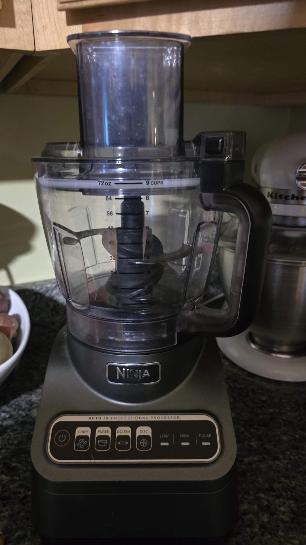 Ninja Food Processor, Professional XL, 1200 Peak-Watts, 4-in-1, Chopping, Slicing/Shredding, Purees, Dough, 12-Cup Processor Bowl, 2 Blades & 2 Discs, Feed Chute/Pusher, Black, NF701 - Customer Photo 2