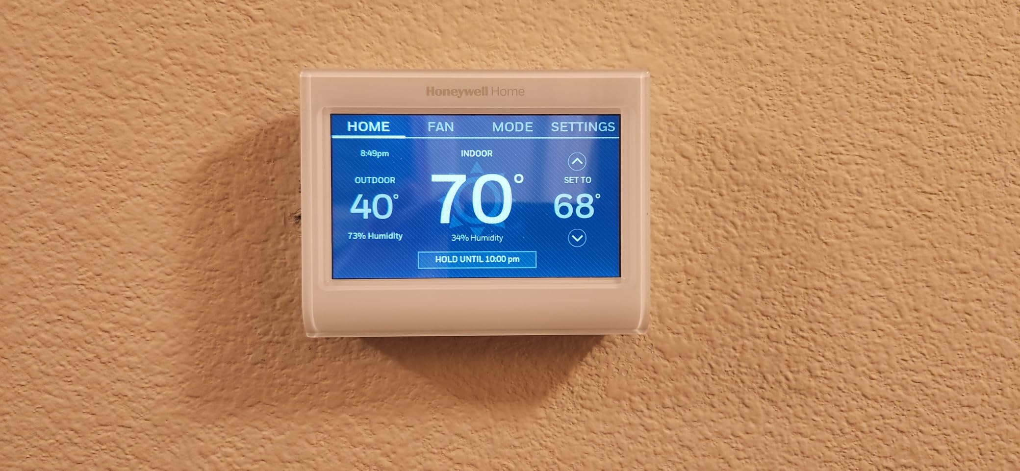 Honeywell Home RTH9600WF Smart Color Thermostat ENERGY STAR Wi-Fi Programmable Touchscreen Alexa Ready - C-Wire Required customer photo 1