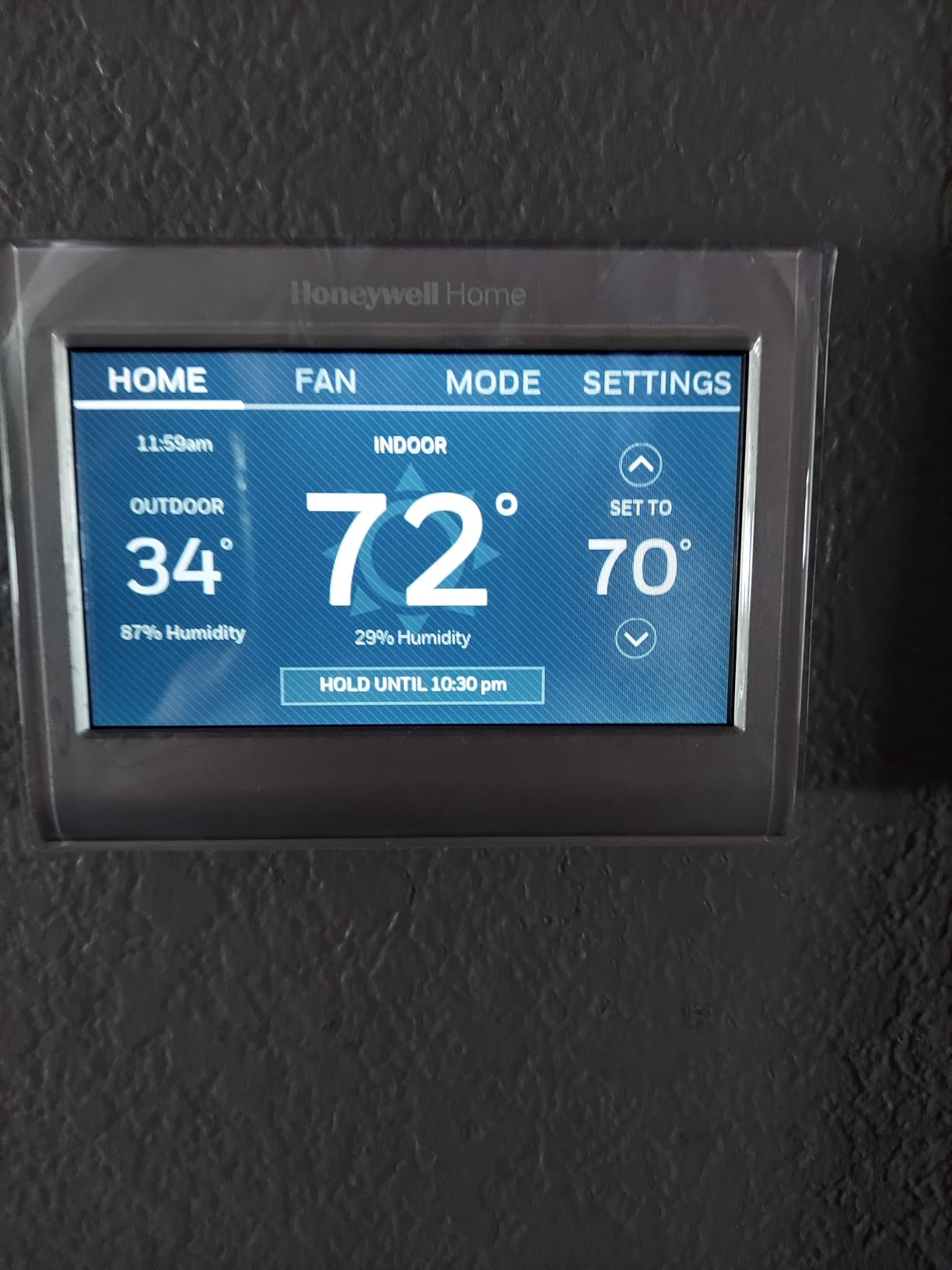 Honeywell Home RTH9600WF Smart Color Thermostat ENERGY STAR Wi-Fi Programmable Touchscreen Alexa Ready - C-Wire Required customer photo 2