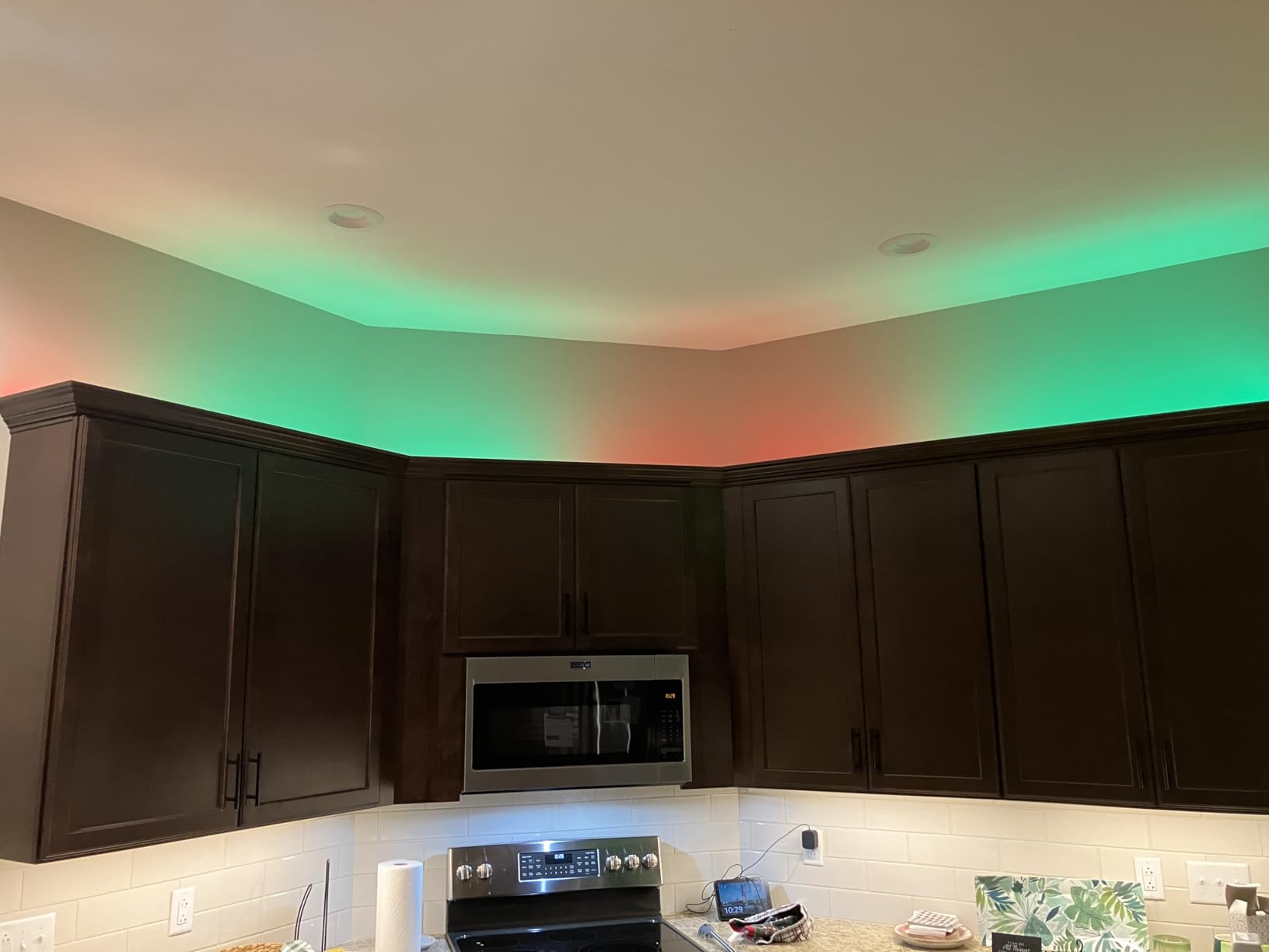 Govee 100ft RGBIC LED Strip Lights, Smart LED Lights Work with Alexa and Google Assistant, LED Lights for Bedroom WiFi App Control Segmented DIY Multiple Colors, Color Changing Light, (2 x 50ft) customer photo 1
