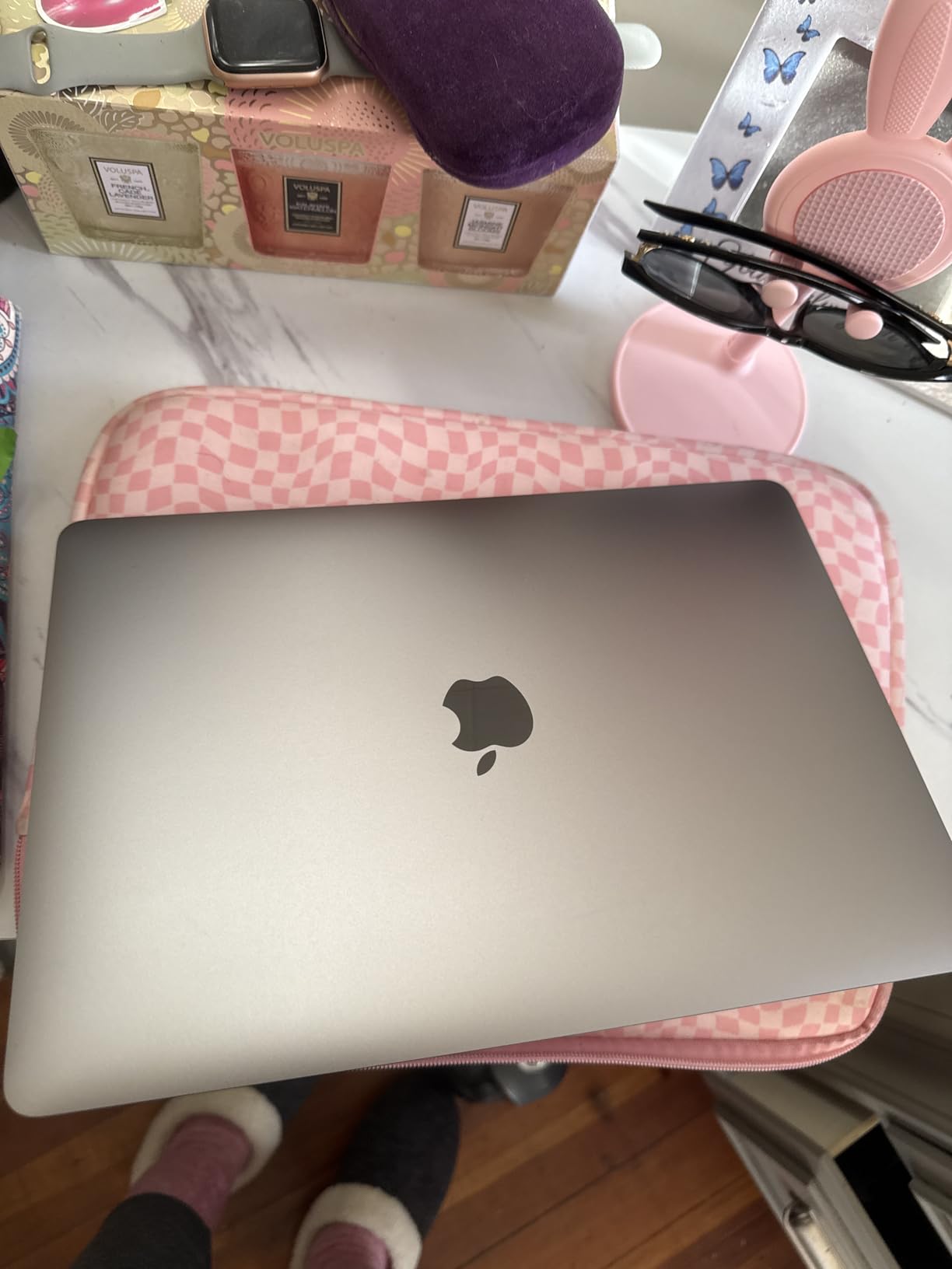 Late 2020 Apple MacBook Air with Apple M1 Chip (13.3 inch, 8GB RAM, 128GB SSD) Space Gray (Renewed) Customer Review Late 2020 Apple MacBook Air with Apple M1 Chip (13.3 inch, 8GB RAM, 128GB SSD) Space Gray (Renewed) - Customer Photo 2
