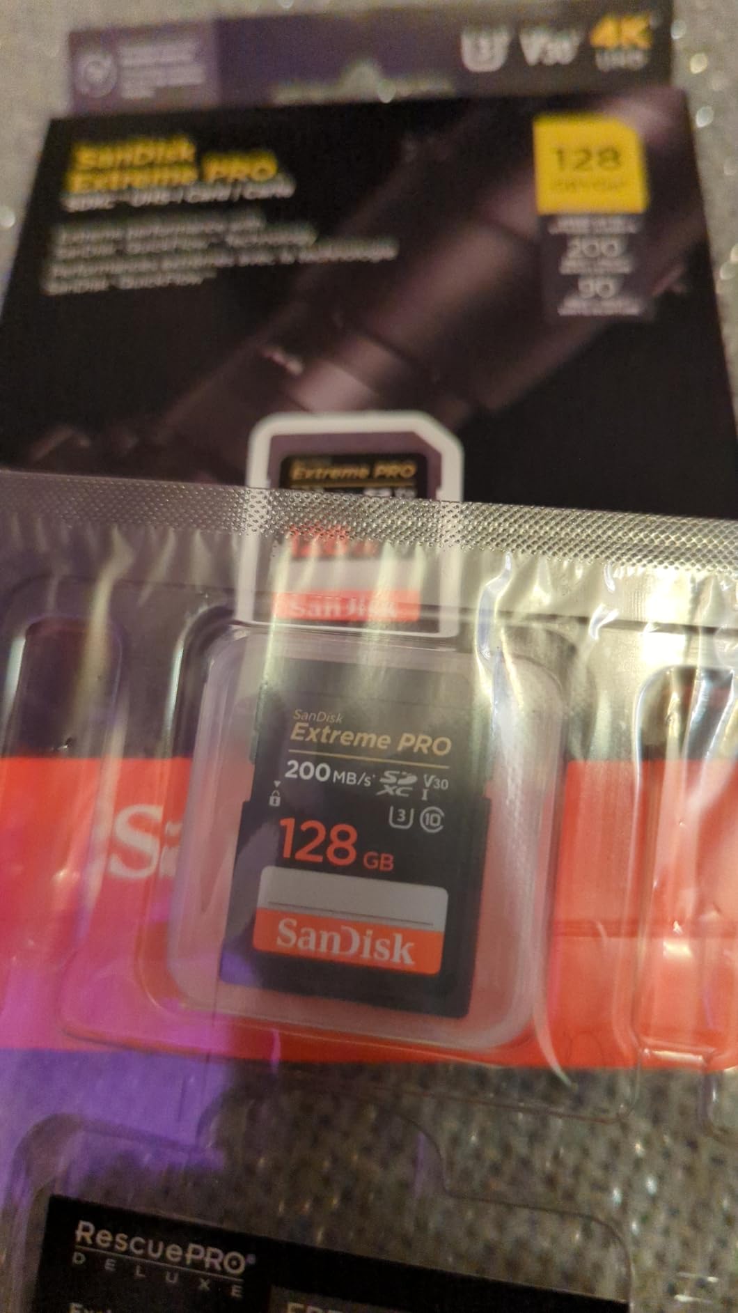 SanDisk 128GB Extreme PRO SDXC UHS-I Memory Card - C10, U3, V30, 4K UHD Customer Review SanDisk 128GB Extreme PRO SDXC UHS-I Memory Card - C10, U3, V30, 4K UHD - Customer Photo 1