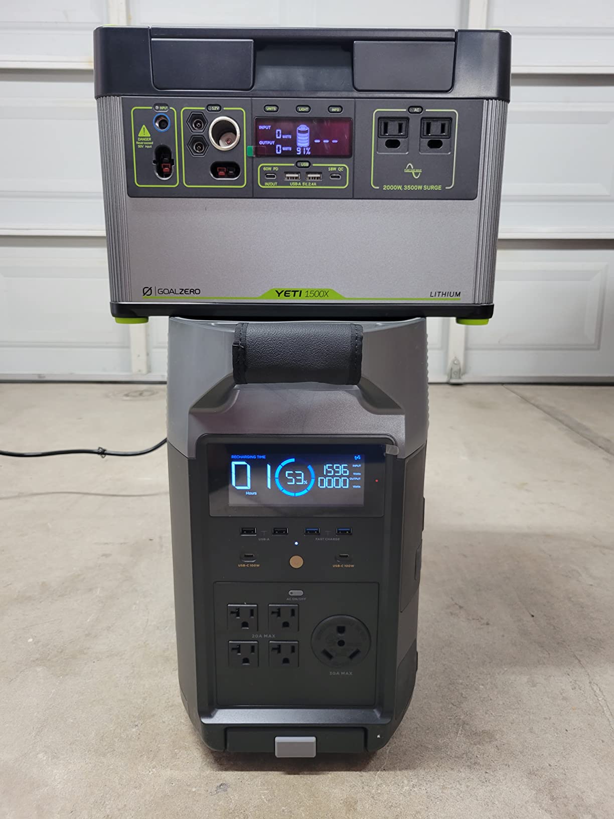 EF ECOFLOW 7.2kWh Portable Power Station: DELTA Pro with Extra Battery, 120V Lifepo4 Battery Backup with Expandable Capacity, Solar Generator for Home Use, Power Outage, Camping, RV, Emergencies Customer Review EF ECOFLOW 7.2kWh Portable Power Station: DELTA Pro with Extra Battery, 120V Lifepo4 Battery Backup with Expandable Capacity, Solar Generator for Home Use, Power Outage, Camping, RV, Emergencies - Customer Photo 1