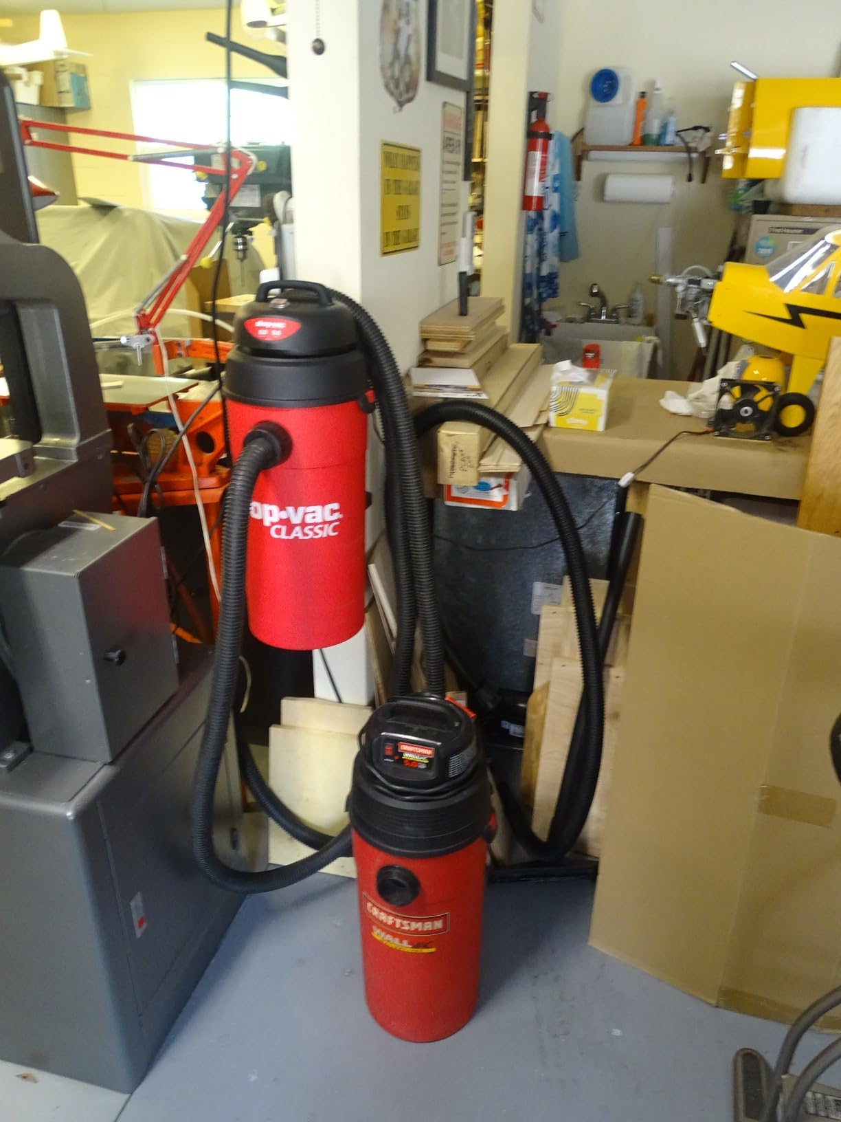Shop-Vac 5 Gal 5.5 HP Wet/Dry Vacuum, Wall Mount, 9522236 | 2 Separate Hoses(18ft +7ft), 14 Attachments & Accessories, Compact & Portable, Ideal for Garage, Car, Workshop & Jobsite customer photo 2