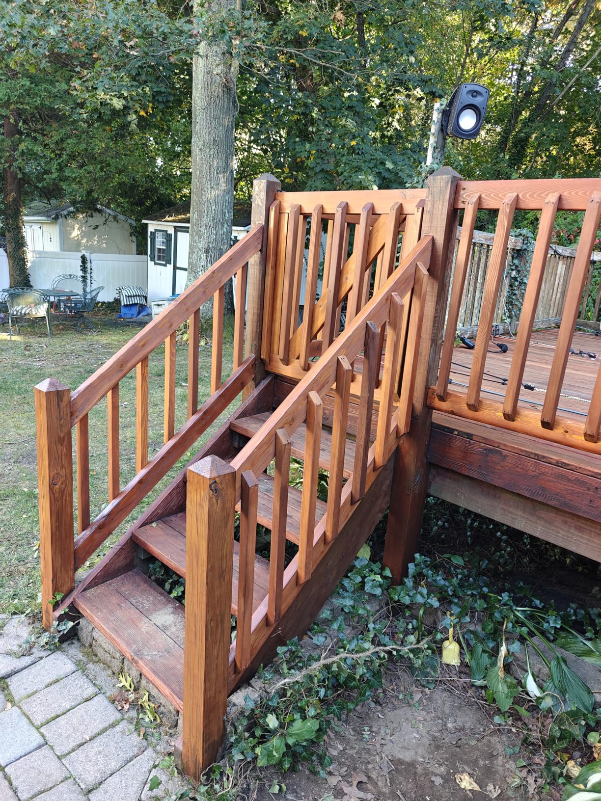 DEFY Ultra Semi-Transparent Outdoor Wood Stain and Sealer in One – Cedar Tone, 1 Gallon, Deck Stain and Sealer | Rich Color and Satin Sheen for All Wood Types Customer Review DEFY Ultra Semi-Transparent Outdoor Wood Stain and Sealer in One – Cedar Tone, 1 Gallon, Deck Stain and Sealer | Rich Color and Satin Sheen for All Wood Types - Customer Photo 2