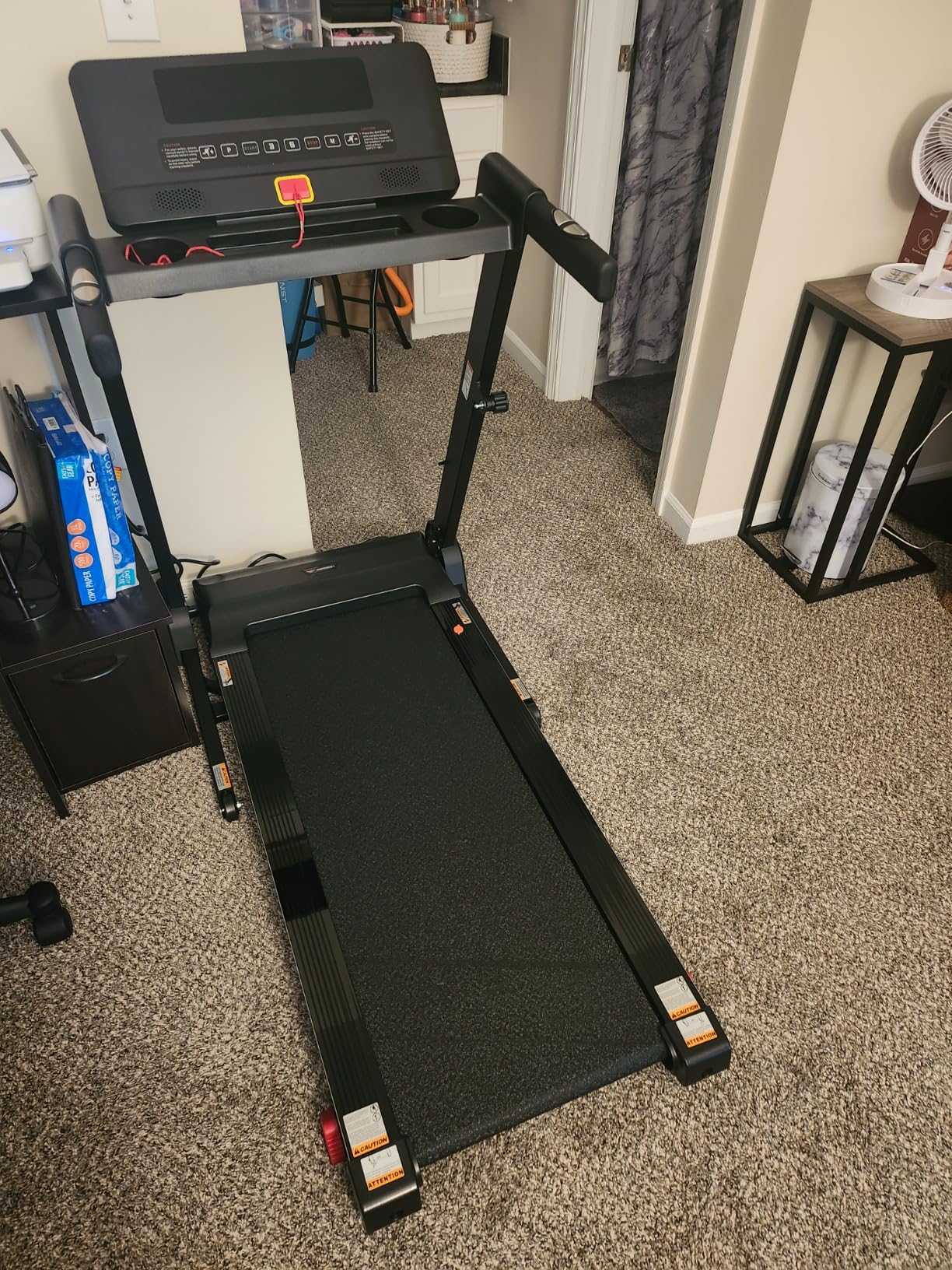 Impremey Folding Treadmill with Incline, Electric Treadmill with 42 Impremey Folding Treadmill with Incline, Electric Treadmill with 42