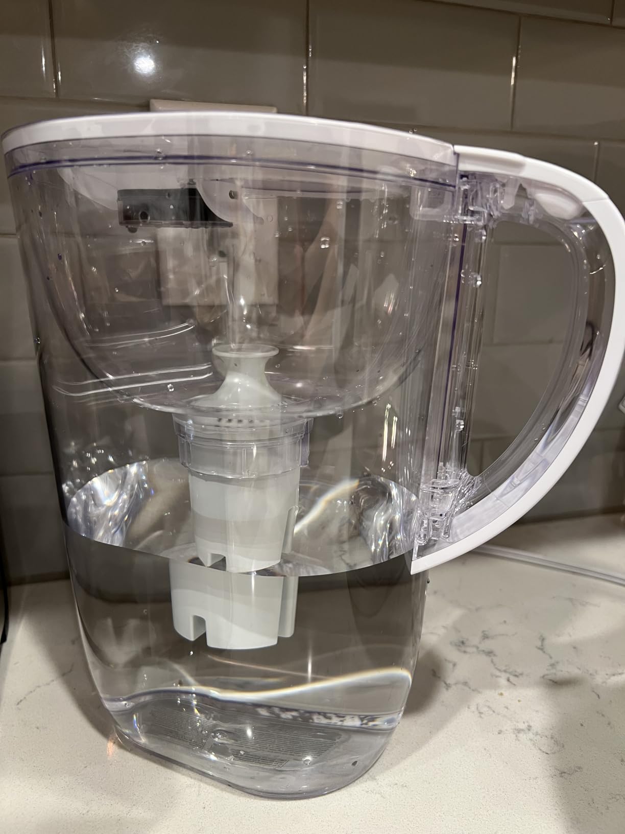 Brita Water Pitcher, Everyday Elite Filter, Removes 99% of Lead, Includes 1 Filter, 10-Cup Capacity, White - Customer Photo 2