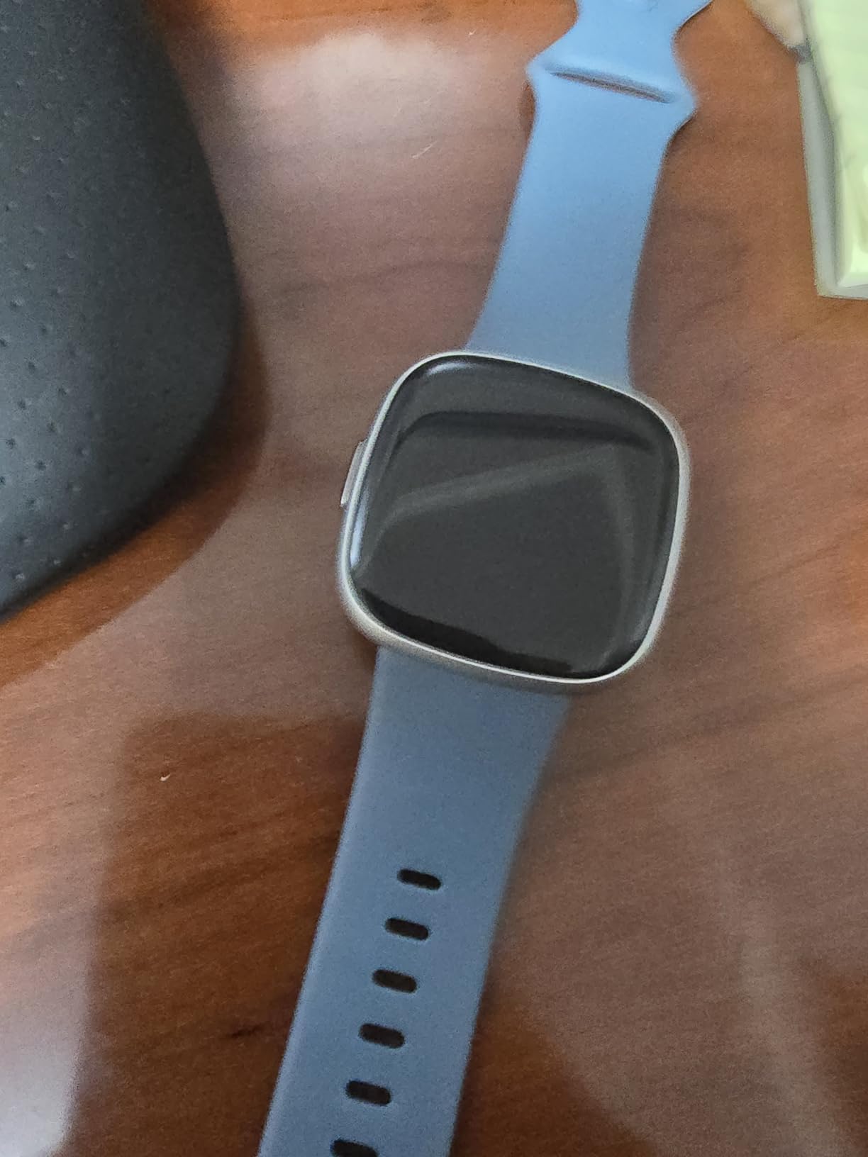 Google Fitbit Versa 4 Fitness Smartwatch, - Waterfall Blue/Platinum customer photo 2