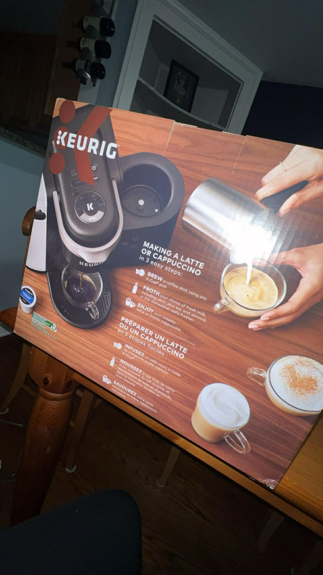 Keurig K-Café SMART Single Serve Coffee Maker with WiFi Compatibility, Latte and Cappuccino Machine with Built-In Frother, 6 Brew Sizes, Black customer photo 1