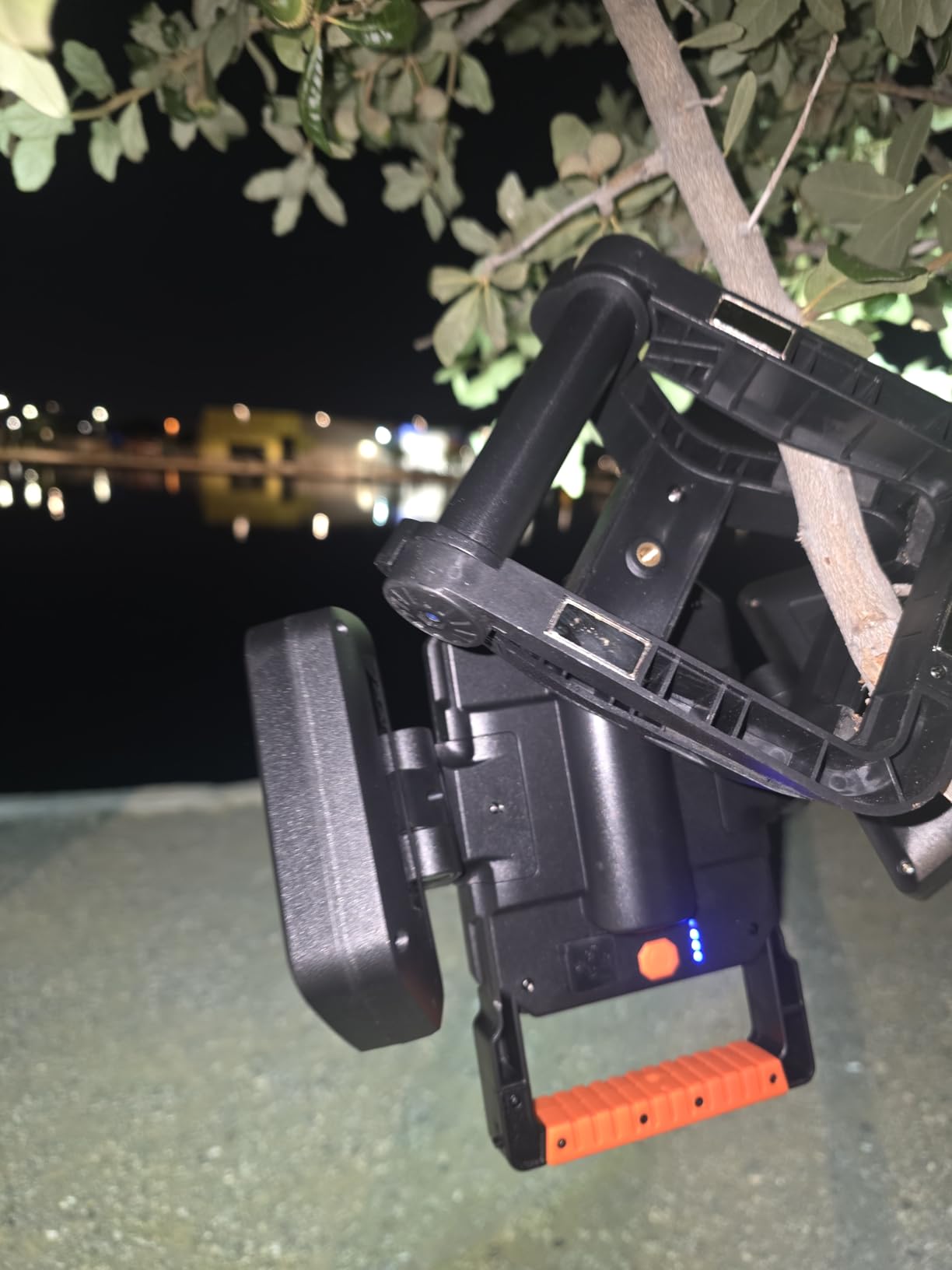 Tresda 30W Rechargeable Work Light, 3000 Lumen Magnetic Work Light Battery Powered, Waterproof Portable Cordless Job Site Lighting for Construction Site, Workshop, Garage, Camping, and Car Repairing - Customer Photo 2