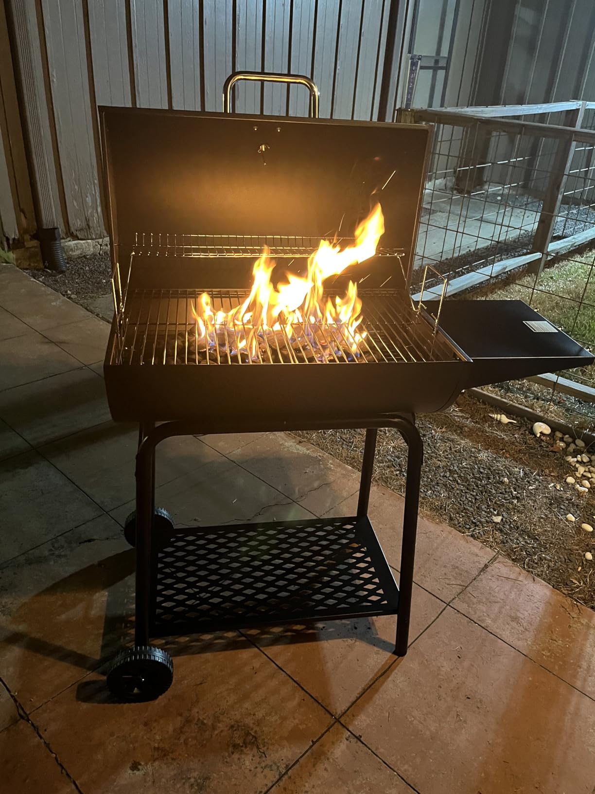 Royal Gourmet CC1830 28 Inch Barrel Charcoal Grill with Warming Rack customer photo 1
