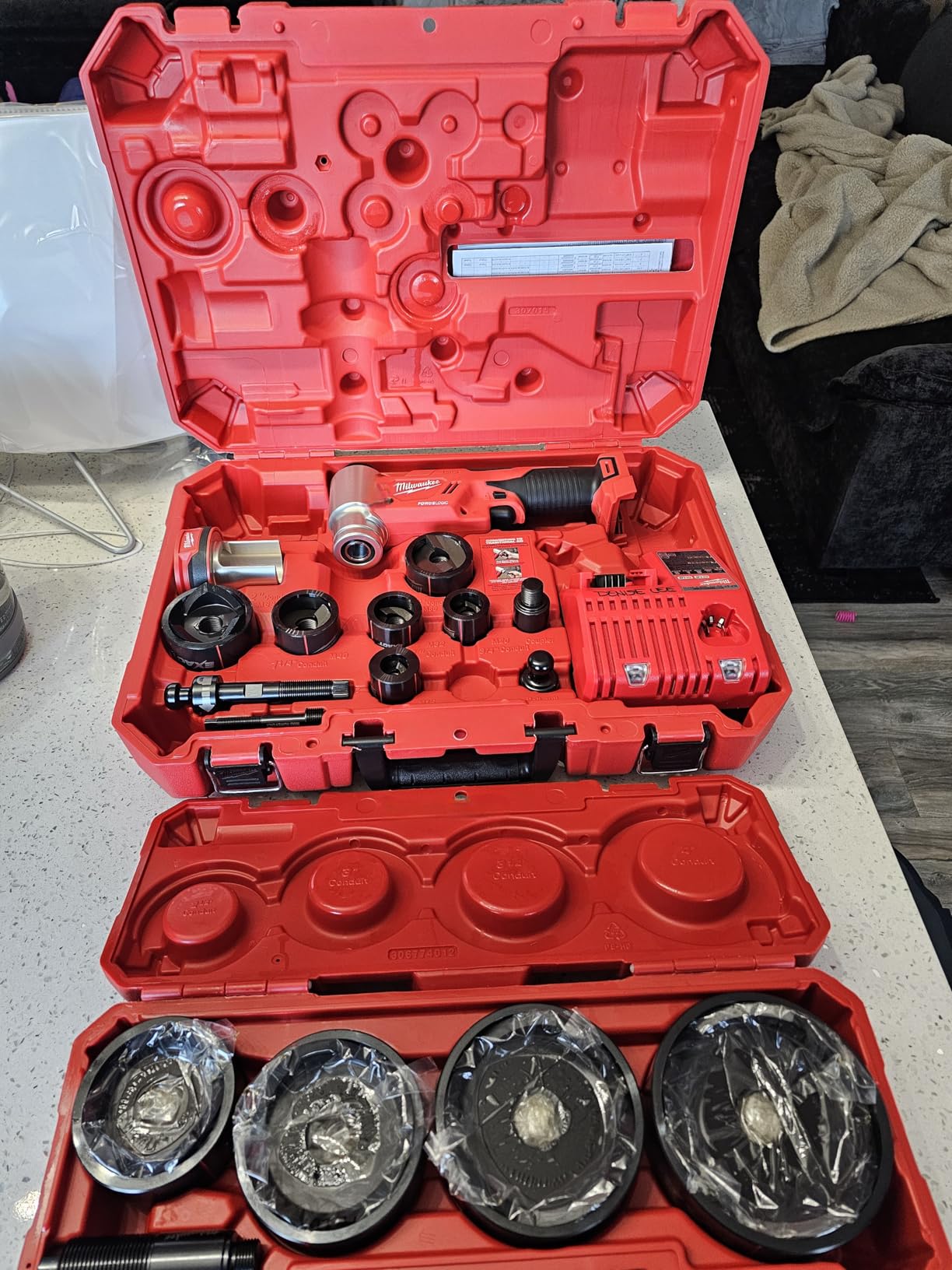 Milwaukee M18 Fuel 1/2 Hammer Drill-Driver KIT - Electric Customer Review Milwaukee M18 Fuel 1/2 Hammer Drill-Driver KIT - Electric - Customer Photo 1